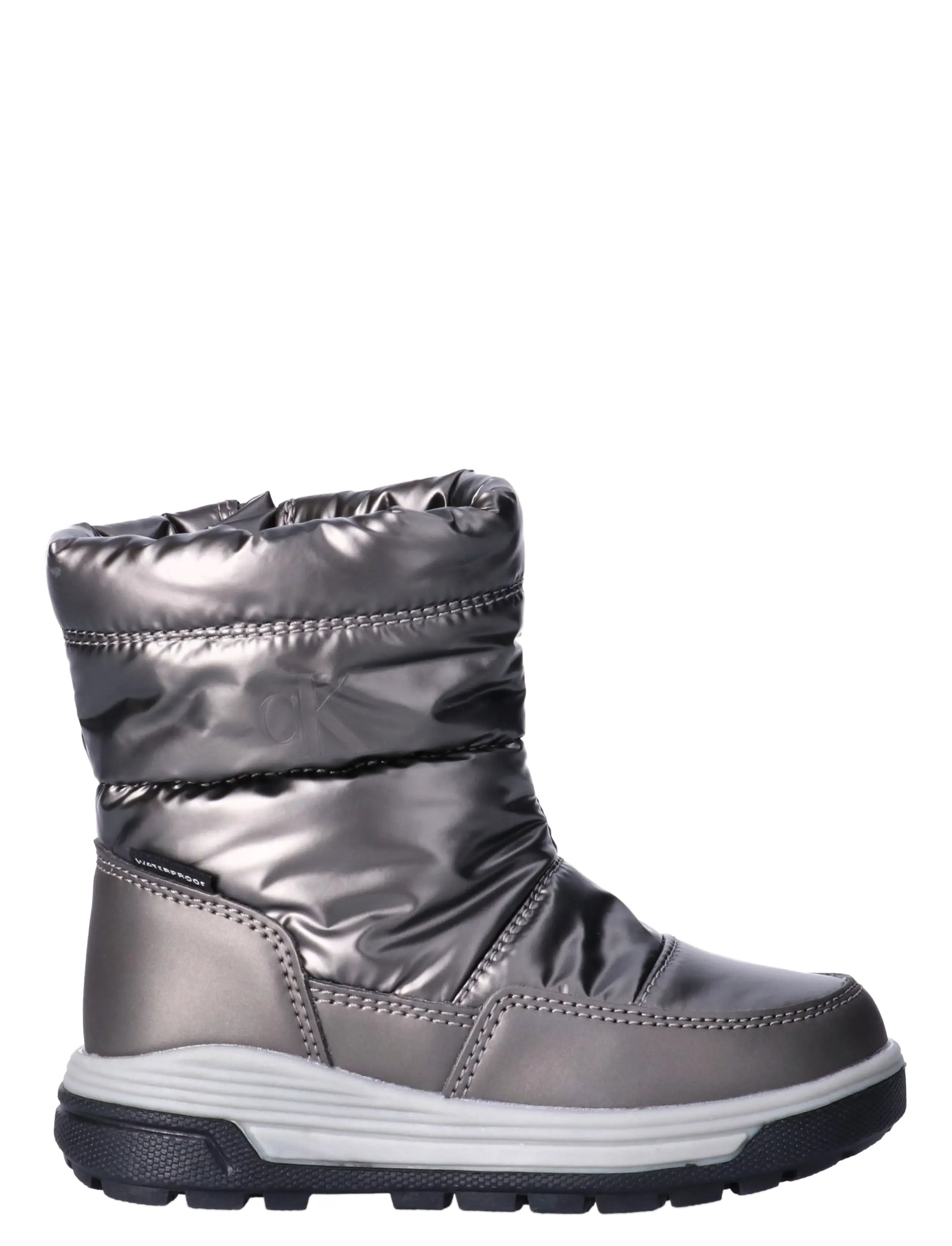 Calvin Klein - FUNCTIONAL BOOTIE SILVER - vinterstövlar - silver - 1