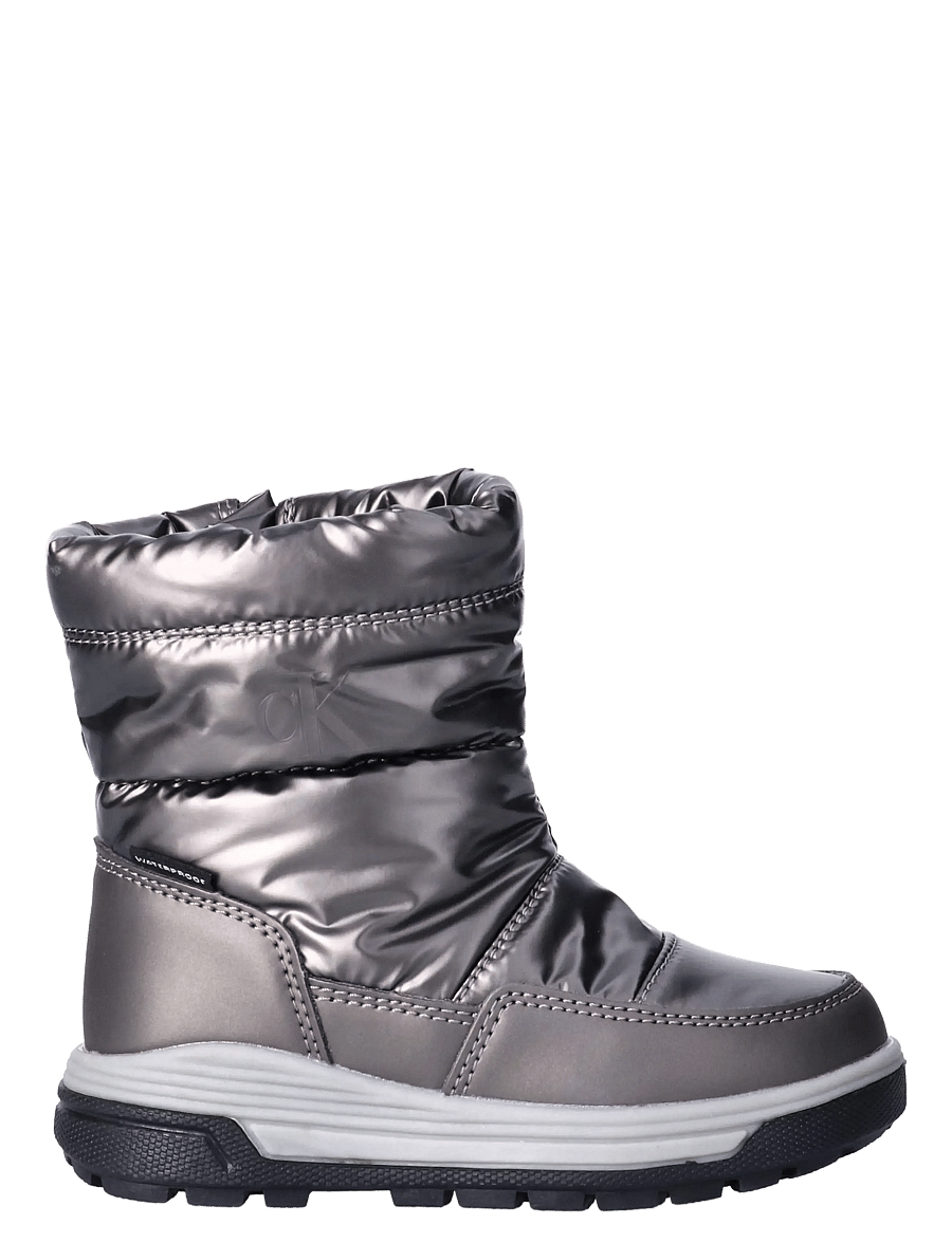 Calvin Klein - FUNCTIONAL BOOTIE SILVER - vinterstövlar - silver - 1