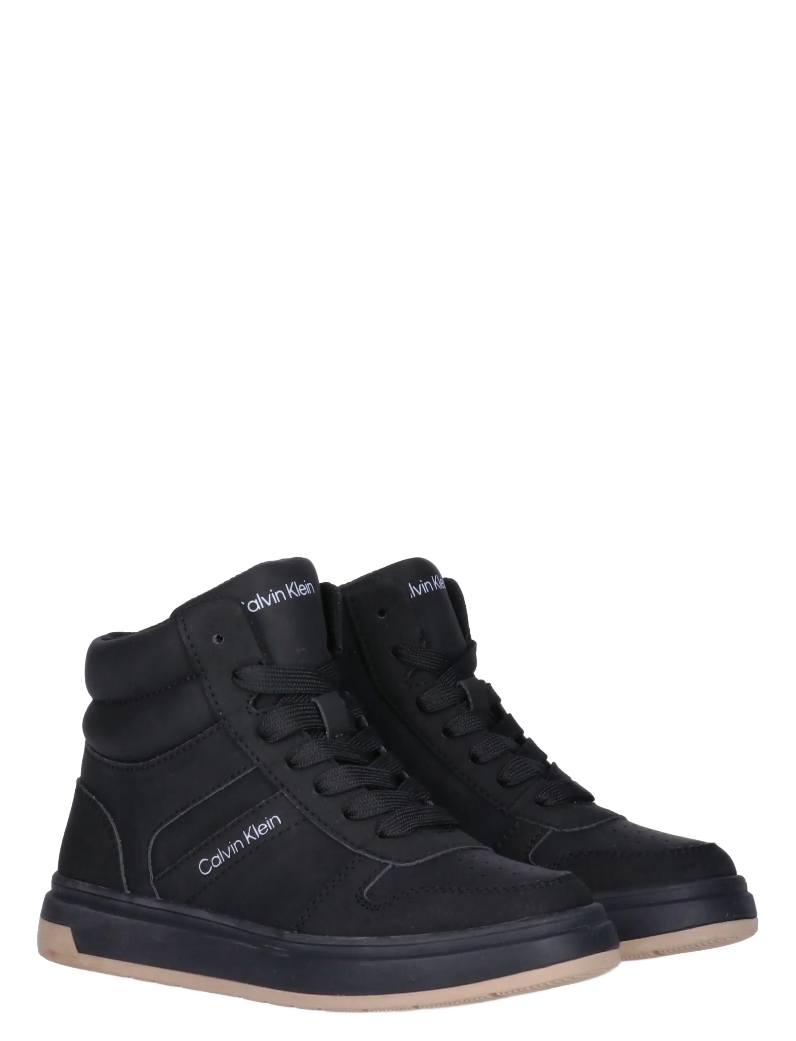 Calvin Klein HIGH TOP LACE-UP SNEAKER BLACK - Skor - BLACK / black