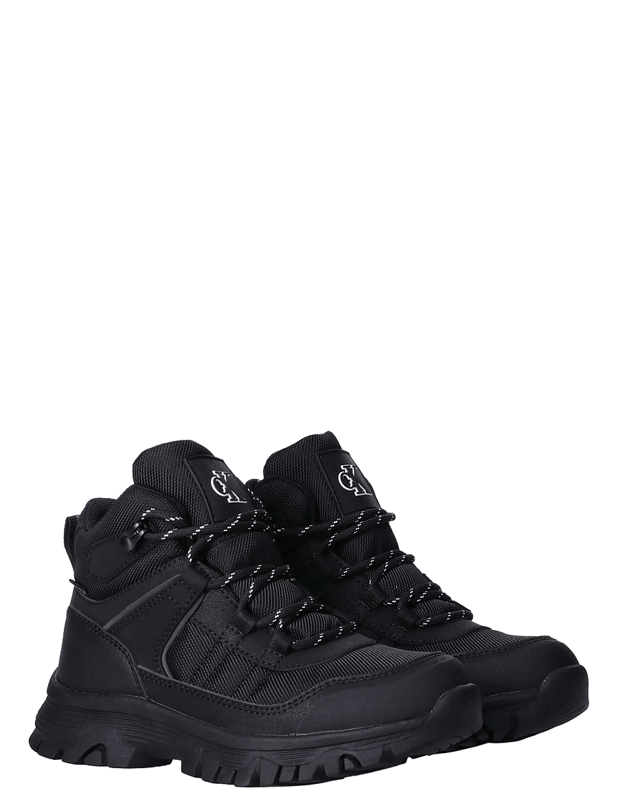 Calvin Klein - FUNCTIONAL BOOTIE BLACK - höga sneakers - black - 0