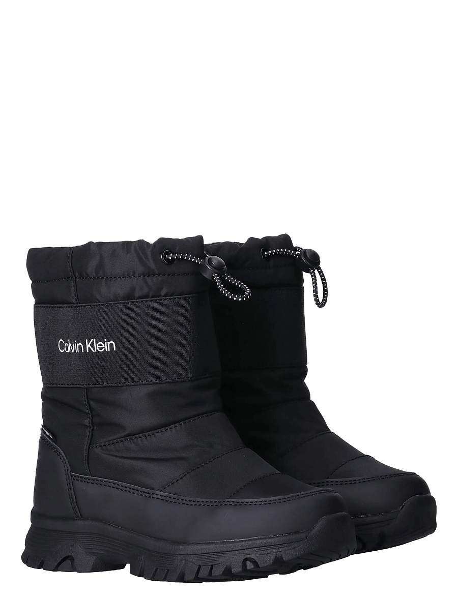 Calvin Klein - FUNCTIONAL BOOTIE BLACK - winterstiefel - black - 0
