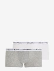 Calvin Klein - 2 PACK TRUNK - unterhosen - white/grey htr - 0