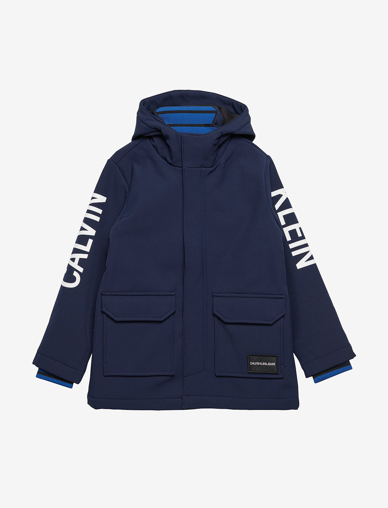 Calvin Klein - BONDED FLEECE HOOD P - peacoat - 0