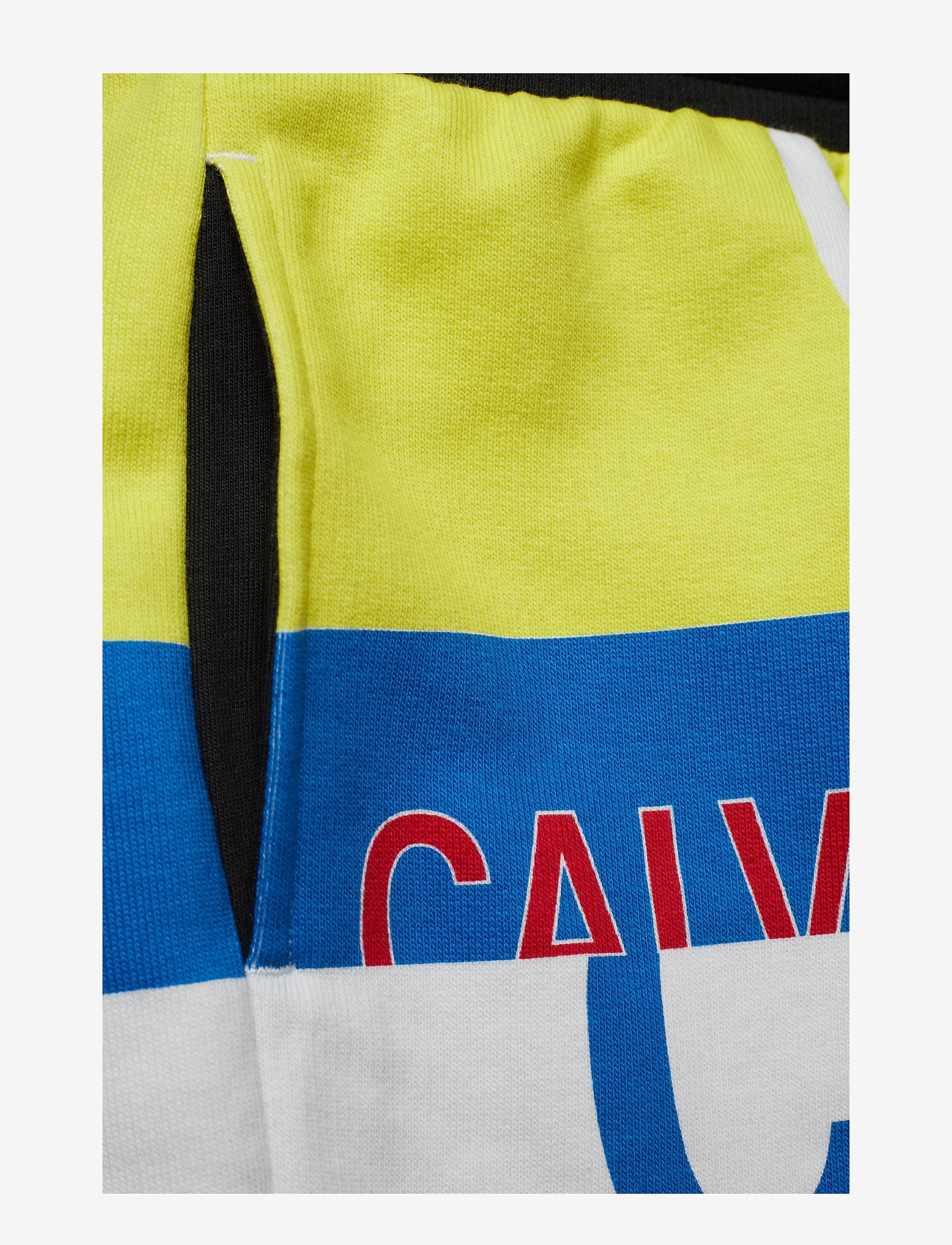Calvin Klein - LOGO TEXT PRINT SWEATSHORTS - black beauty - 3