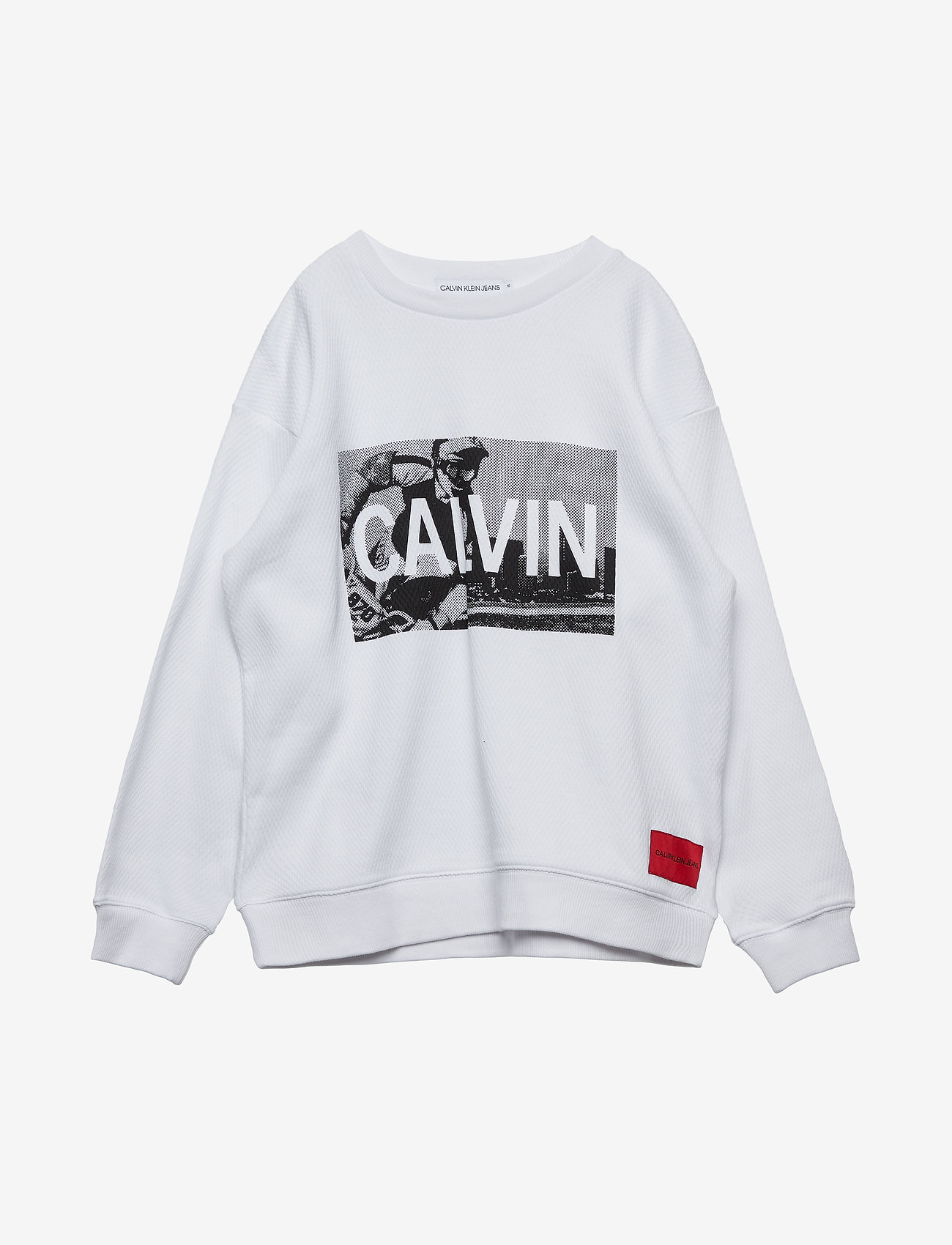 Calvin Klein - BMX PHOTO OVERSIZE SWEATSHIRT - bright white - 0