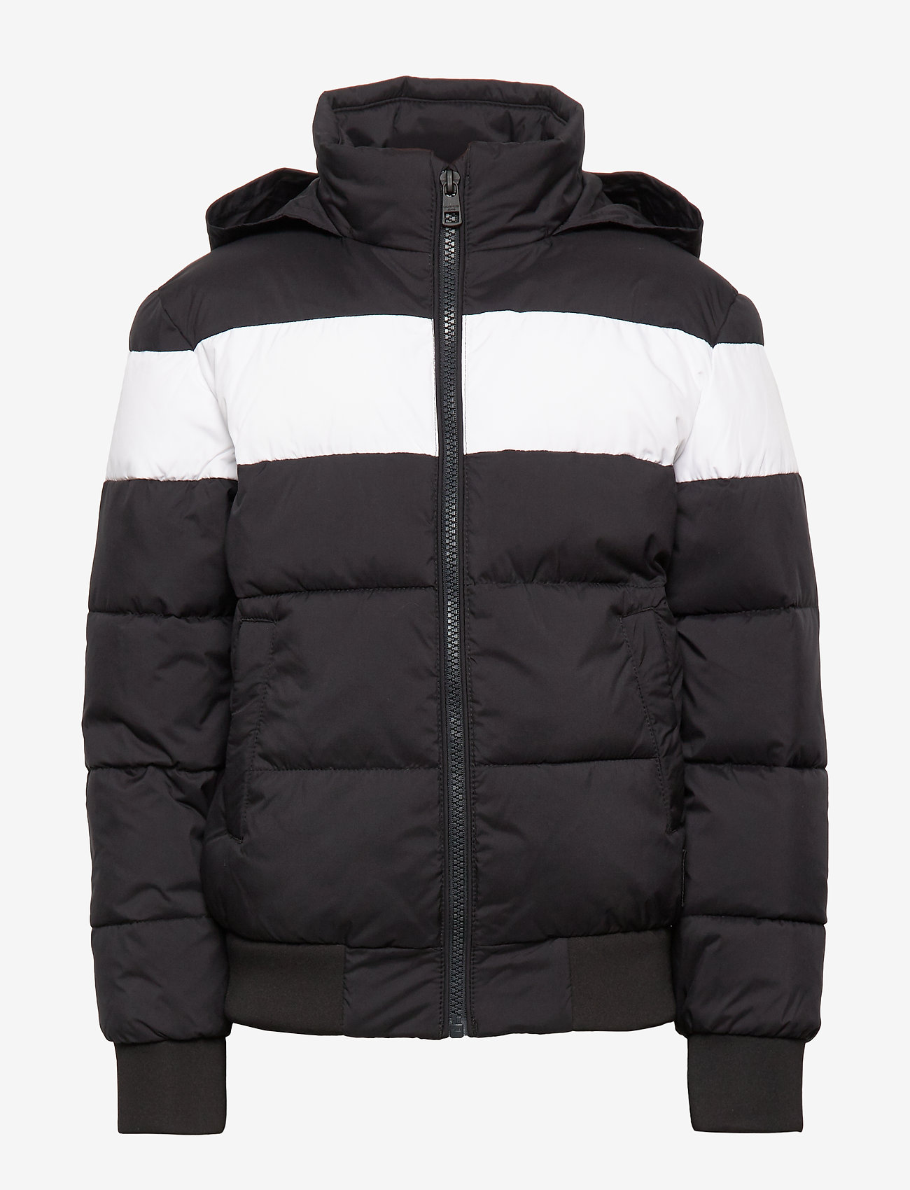 Calvin Klein - COLOUR BLOCK PUFFER BOMBER - black - 2