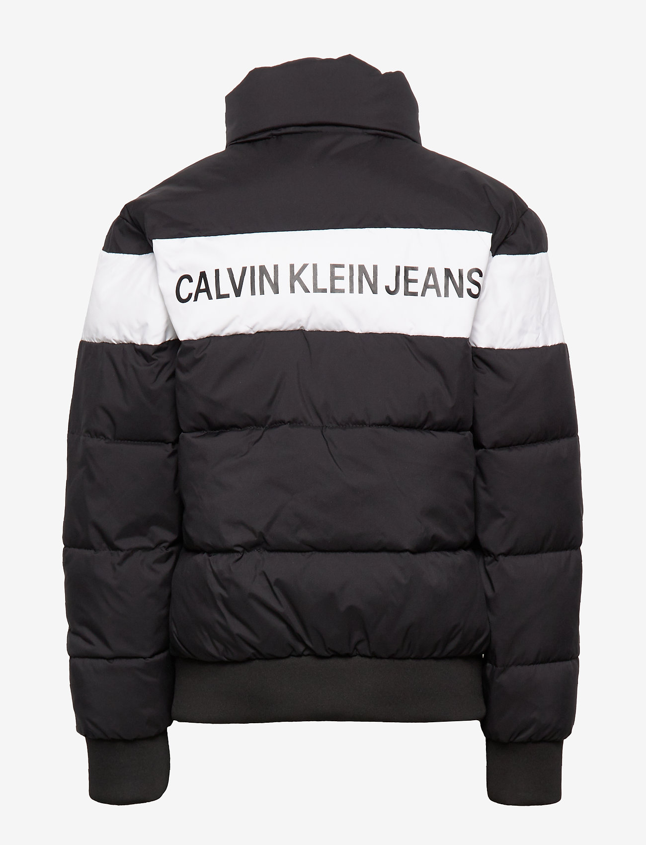 Calvin Klein - COLOUR BLOCK PUFFER BOMBER - black - 3