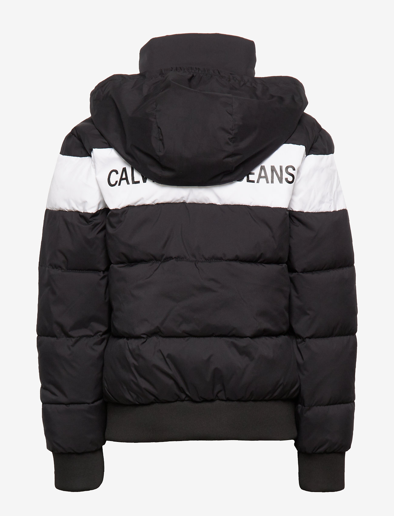 Calvin Klein - COLOUR BLOCK PUFFER BOMBER - black - 4