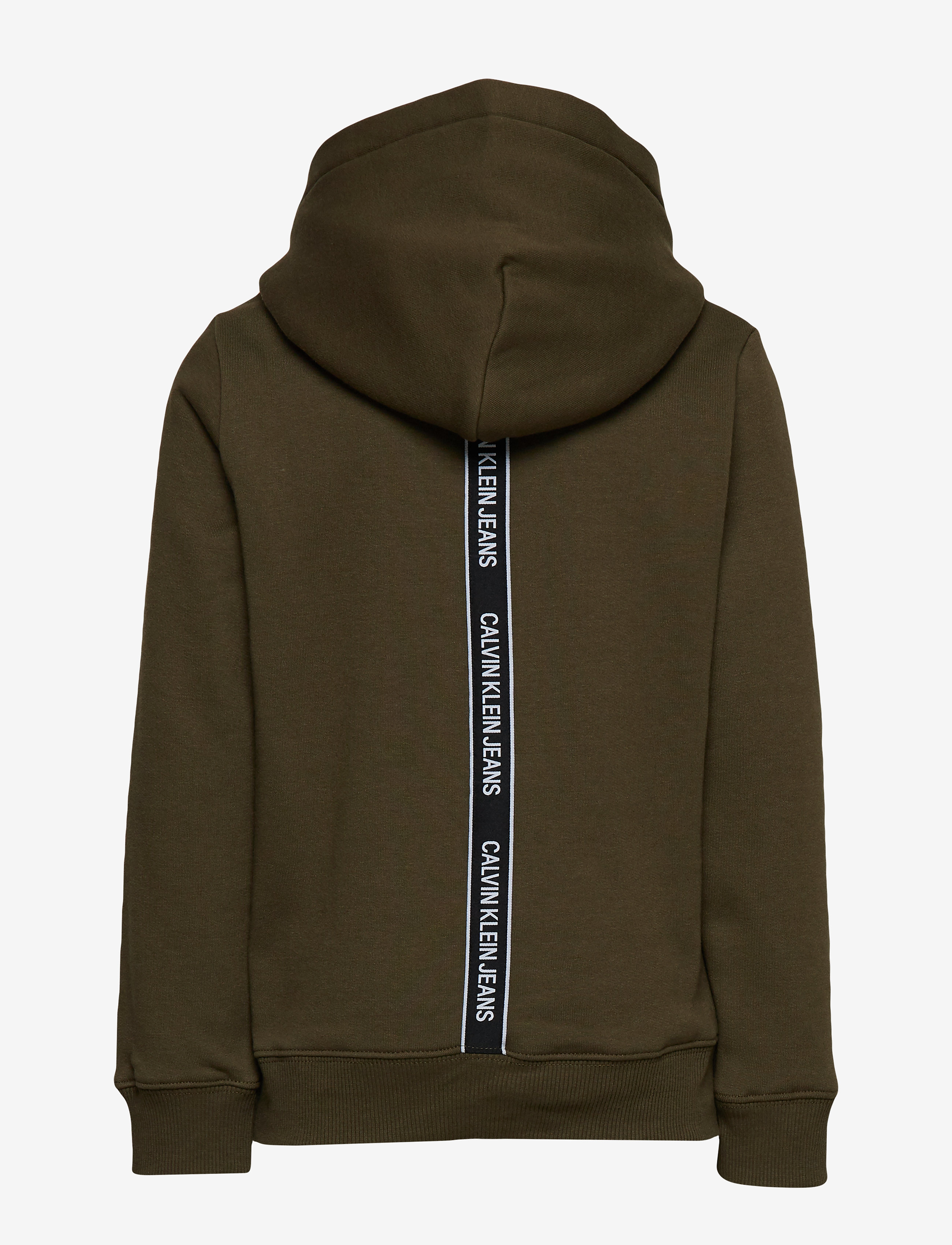 Calvin Klein - LOGO TAPE HOODIE - grape leaf - 1