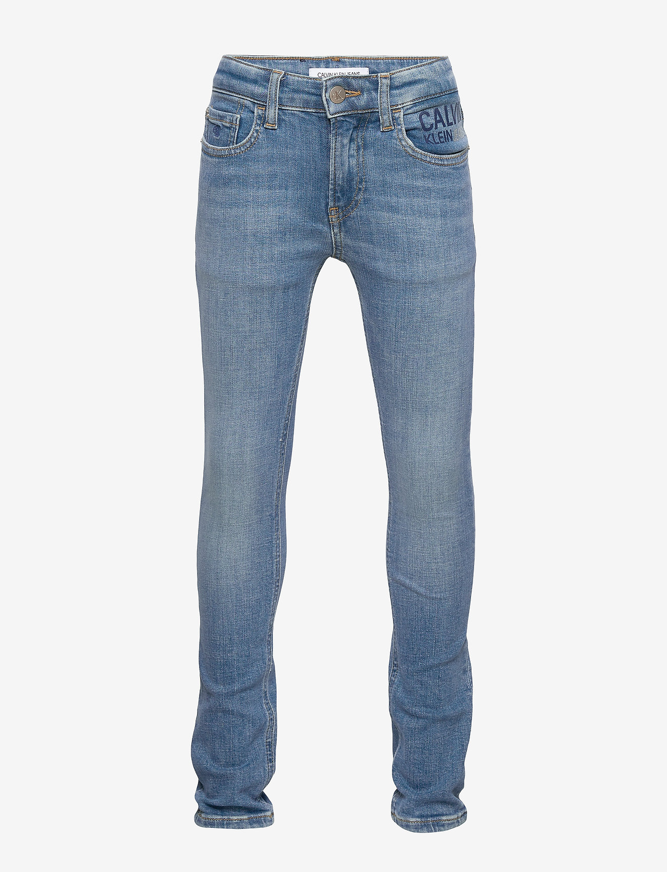 Calvin Klein - SKINNY PINE LIGHT BL STR - pine light blue stretch - 0