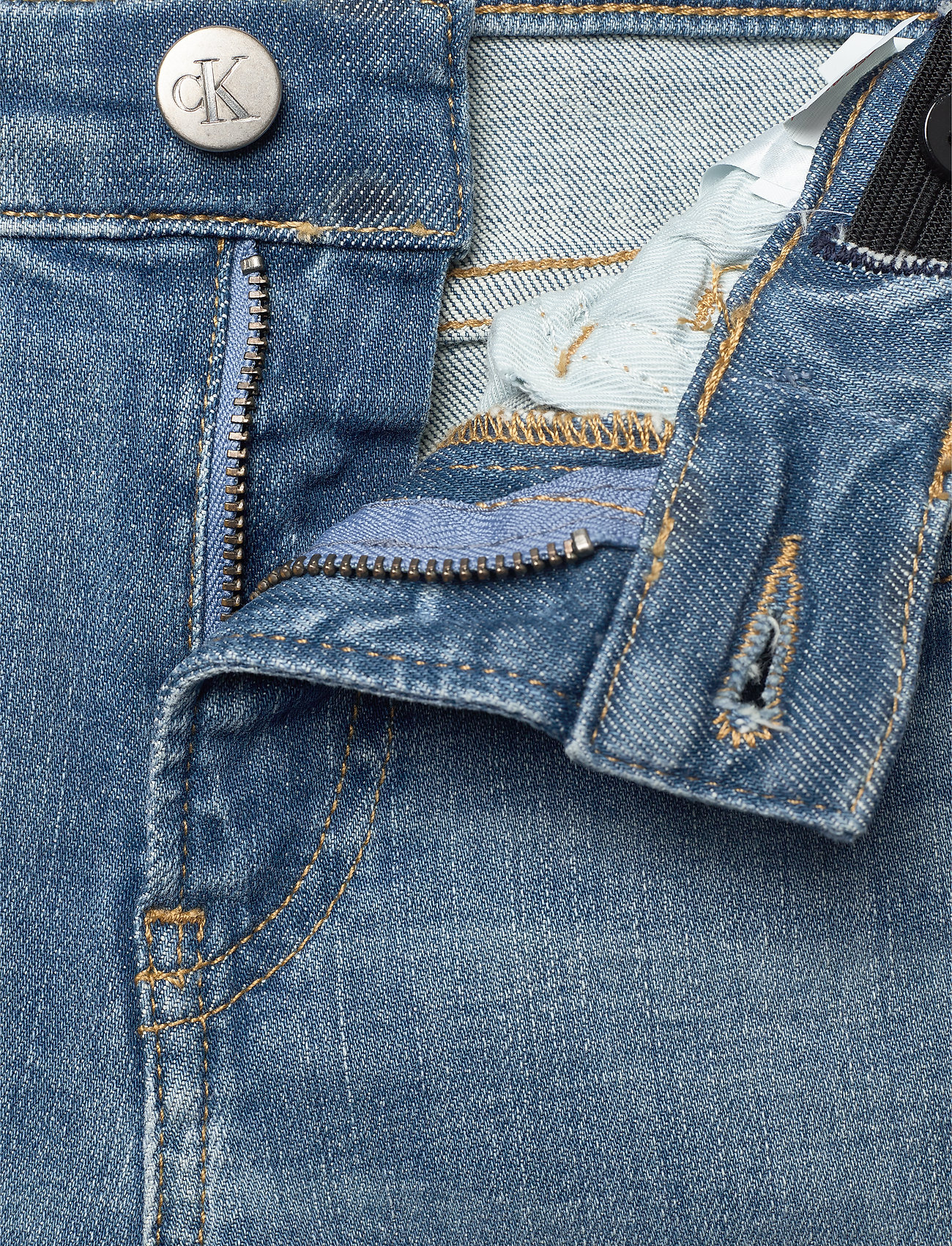 Calvin Klein - SKINNY PINE LIGHT BL STR - pine light blue stretch - 3