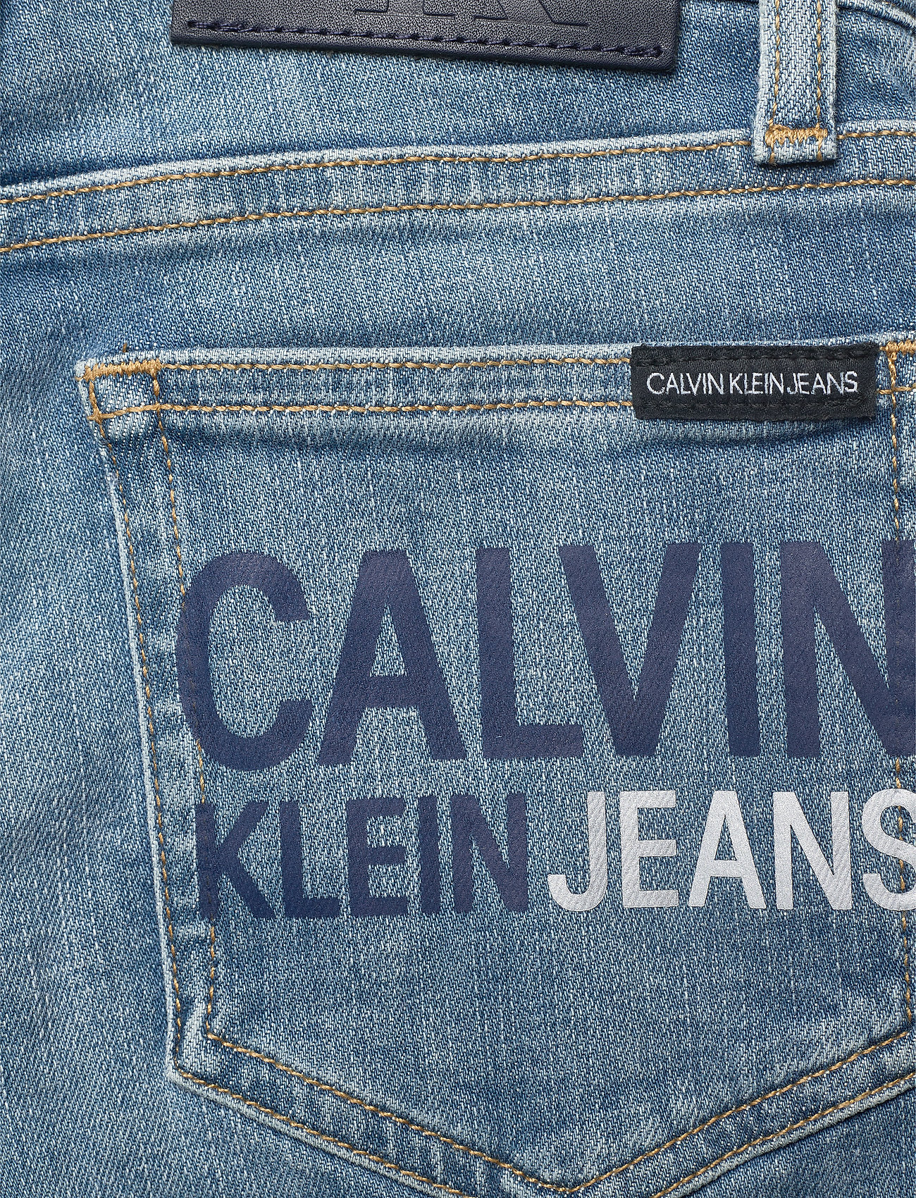 Calvin Klein - SKINNY PINE LIGHT BL STR - pine light blue stretch - 4