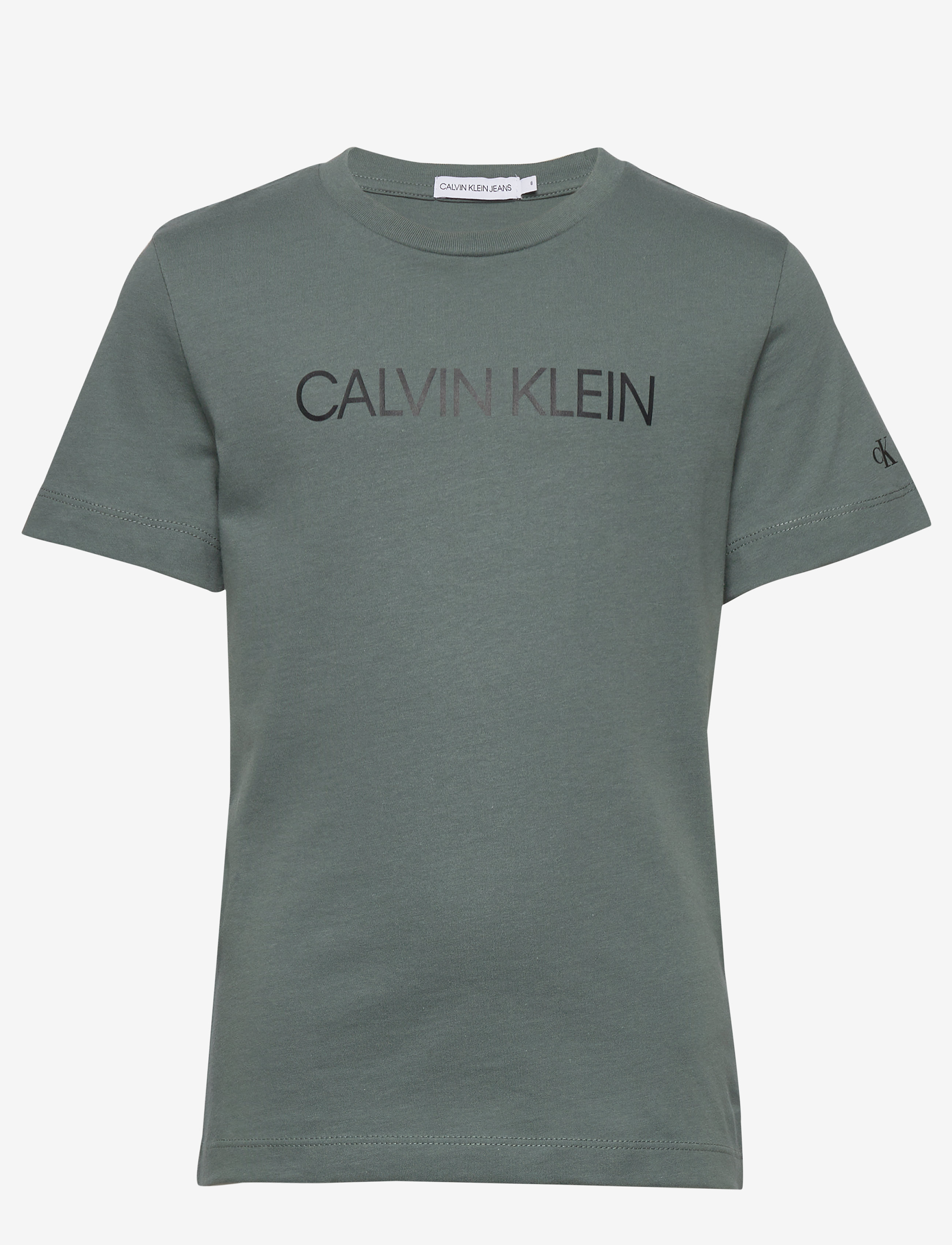 Calvin Klein - INSTITUTIONAL T-SHIRT - forest grey - 0