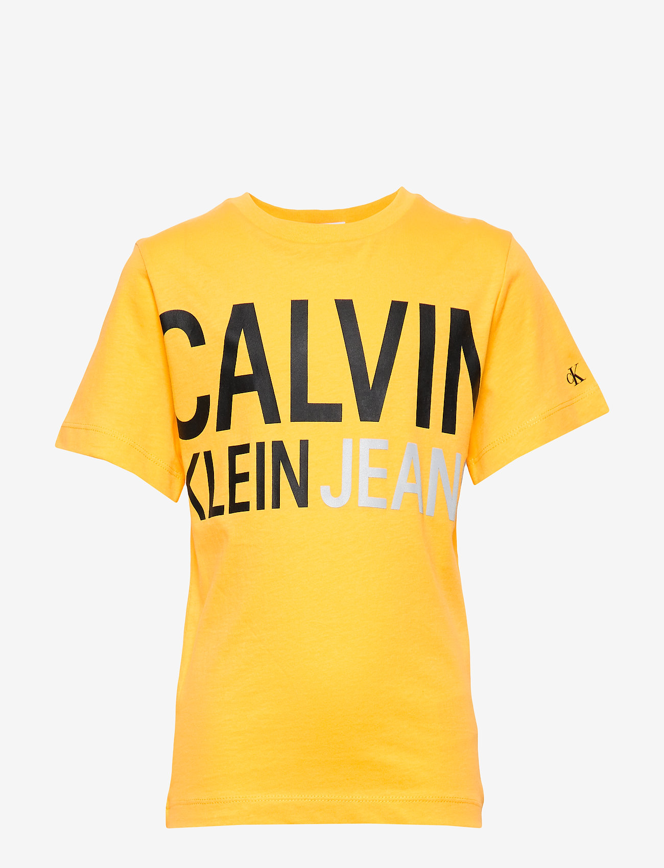 Calvin Klein - STAMP LOGO SS T-SHIRT - warm yellow - 0