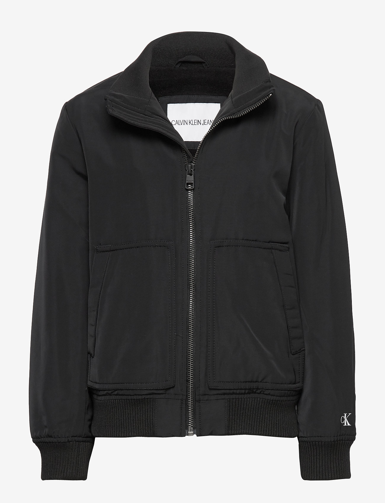 LOGO BOMBER JACKET - CK BLACK