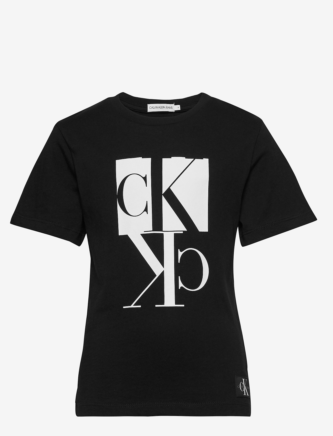 MIRROR MONOGRAM SS T-SHIRT - CK BLACK