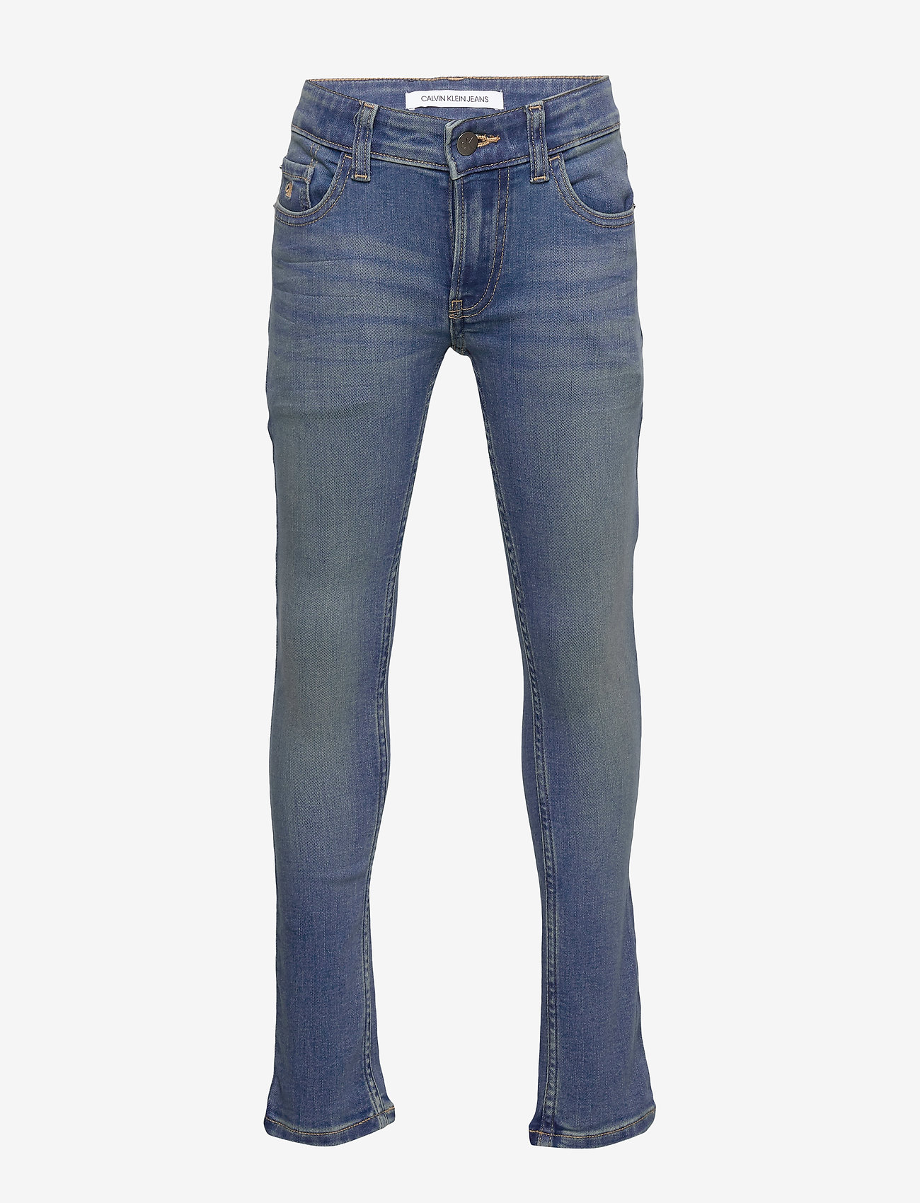 Calvin Klein - SKINNY - DUSK MID BL - dusk mid blue stretch - 0