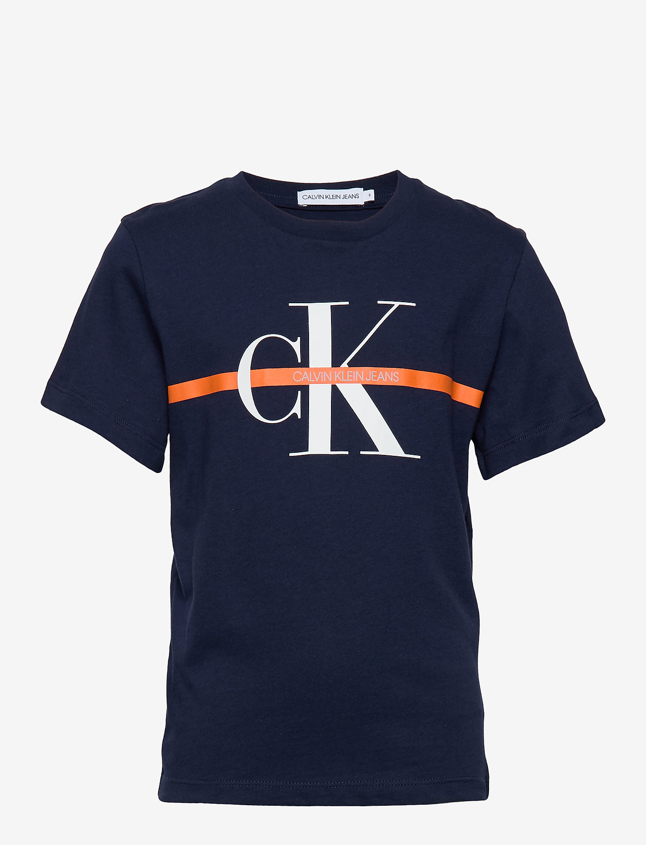 Calvin Klein - MONOGRAM STRIPE SS T - peacoat - 0