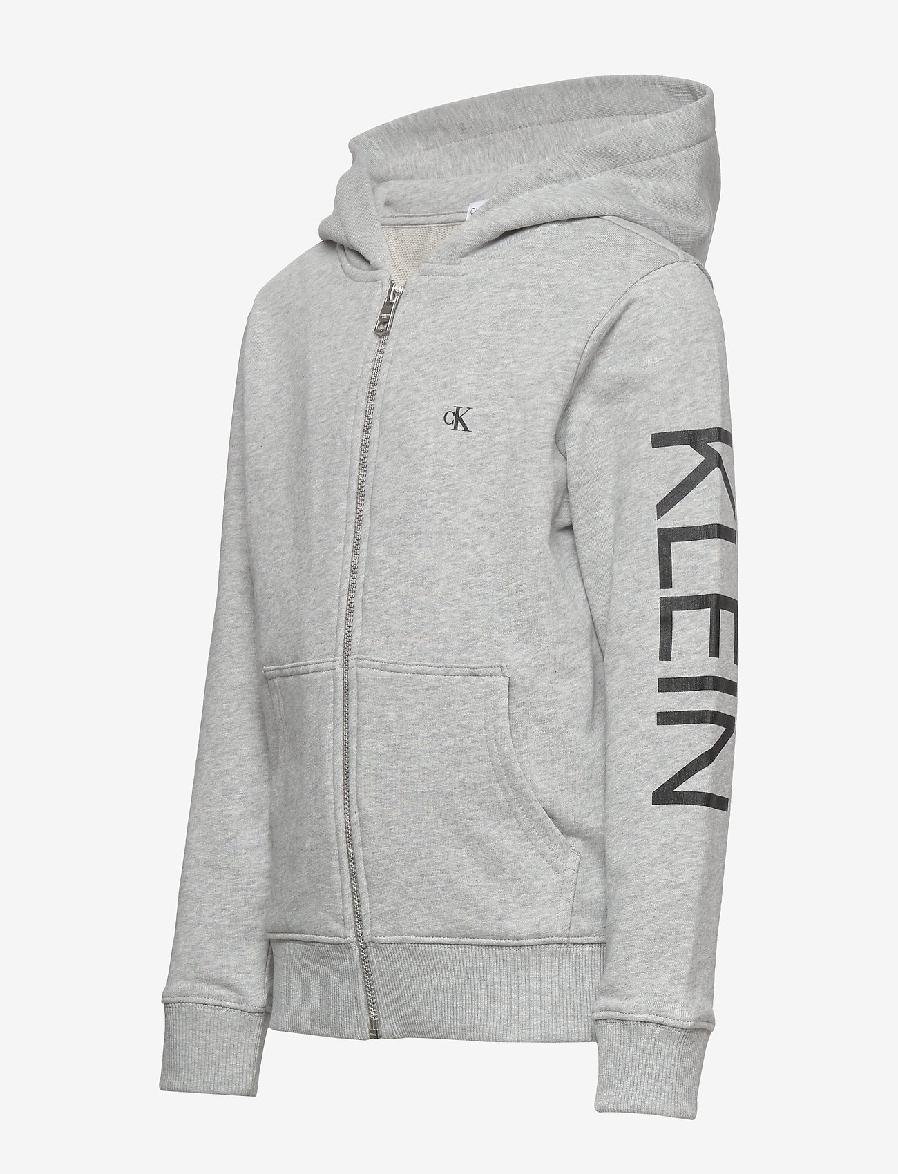 Calvin Klein - HERO LOGO ZIP HOODIE - light grey heather - 2