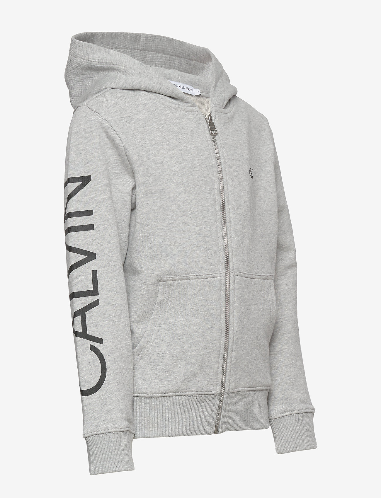 Calvin Klein - HERO LOGO ZIP HOODIE - light grey heather - 3