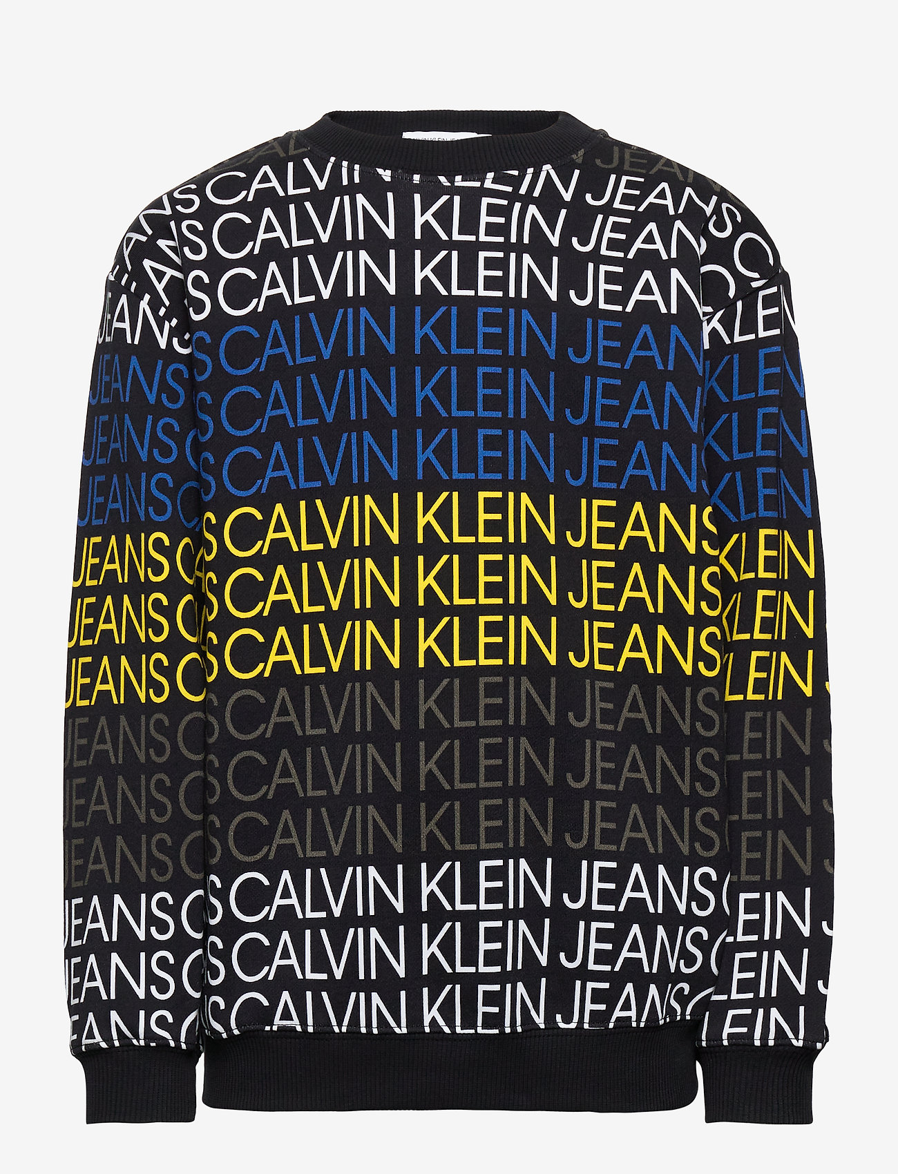 Calvin Klein - LOGO AOP SWEATSHIRT - ck black repeat logo - 0