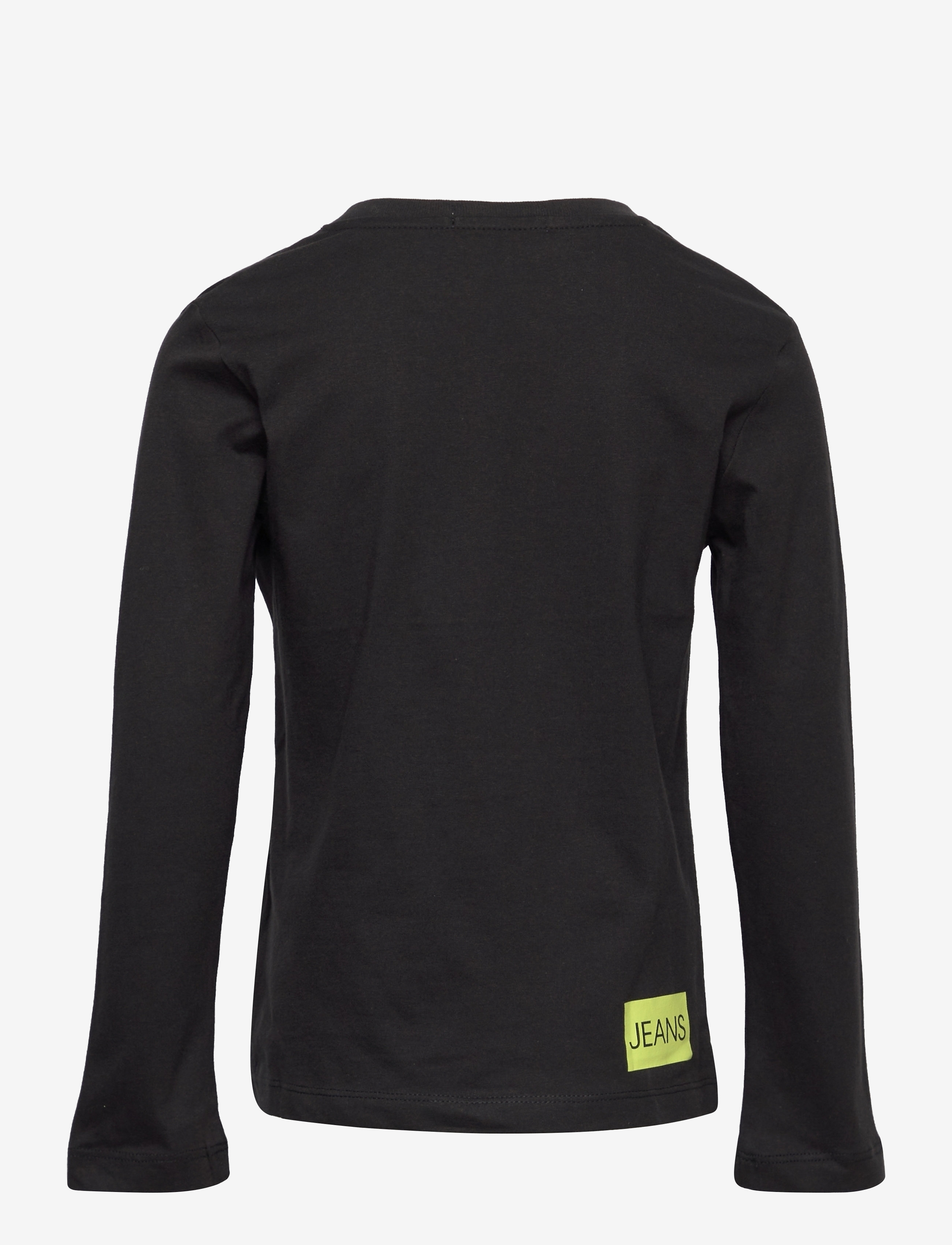 Calvin Klein - INSTITUTIONAL LS T-SHIRT - black/ acid - 1