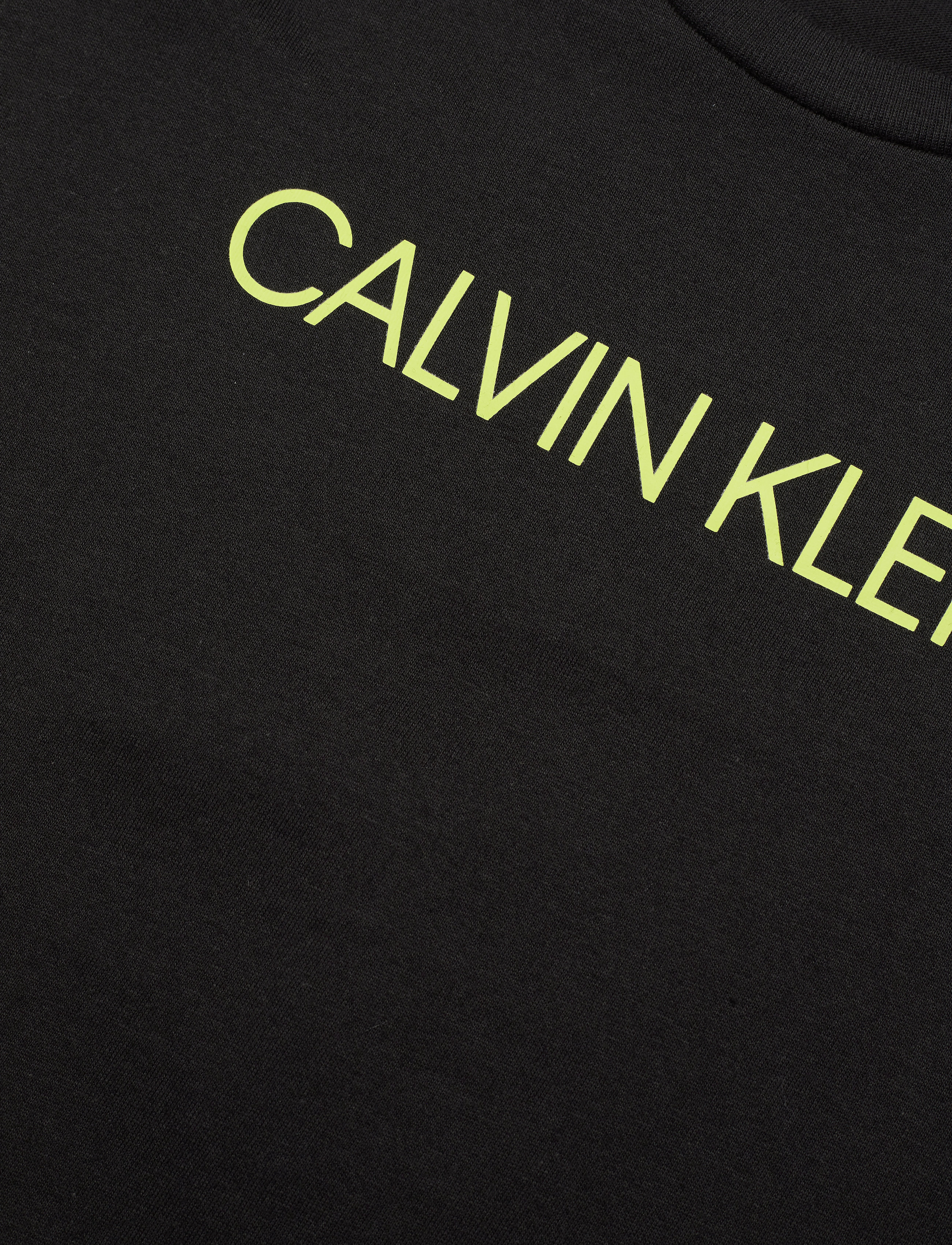 Calvin Klein - INSTITUTIONAL LS T-SHIRT - black/ acid - 2
