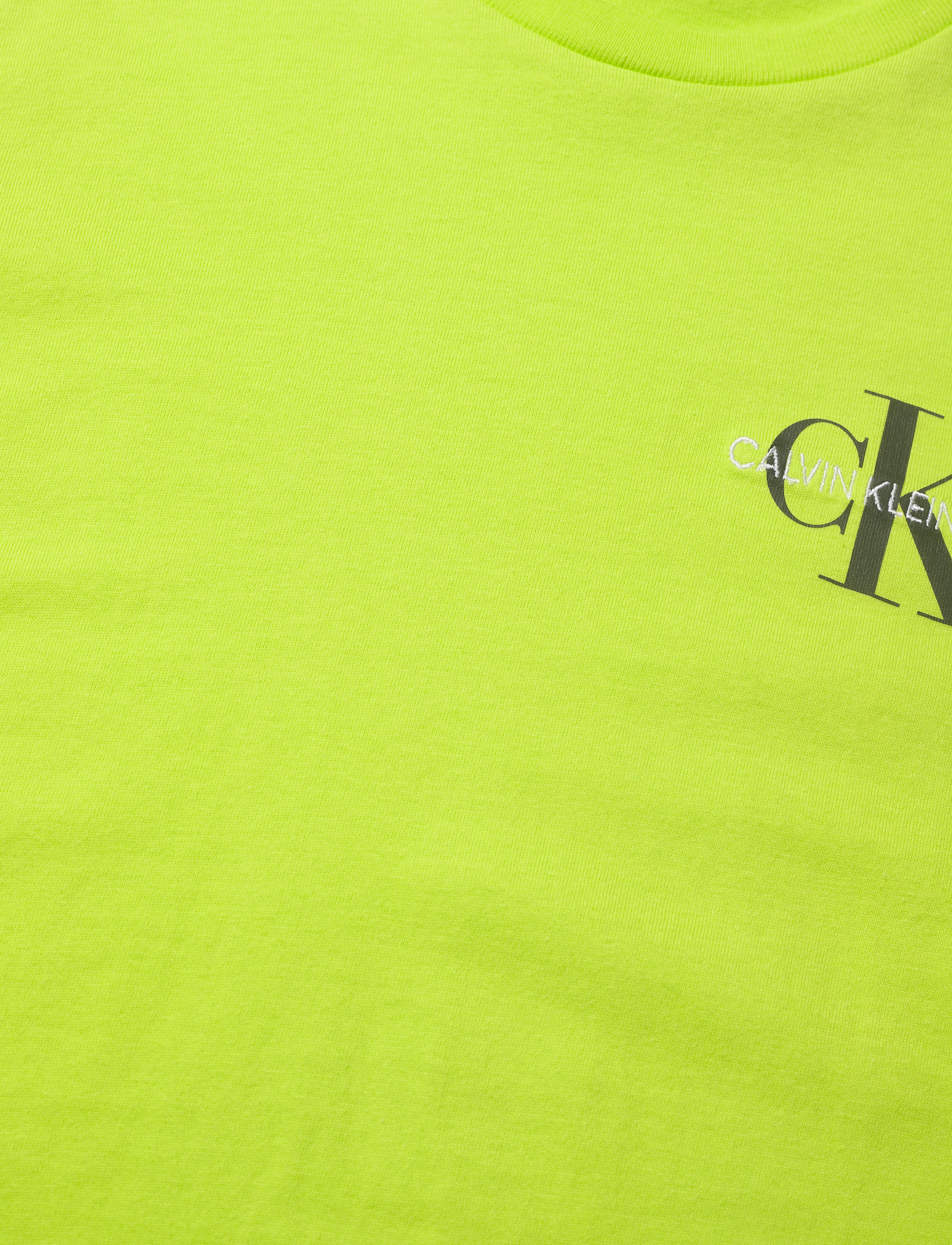 Calvin Klein - CHEST MONOGRAM LS TOP - acid lime - 2