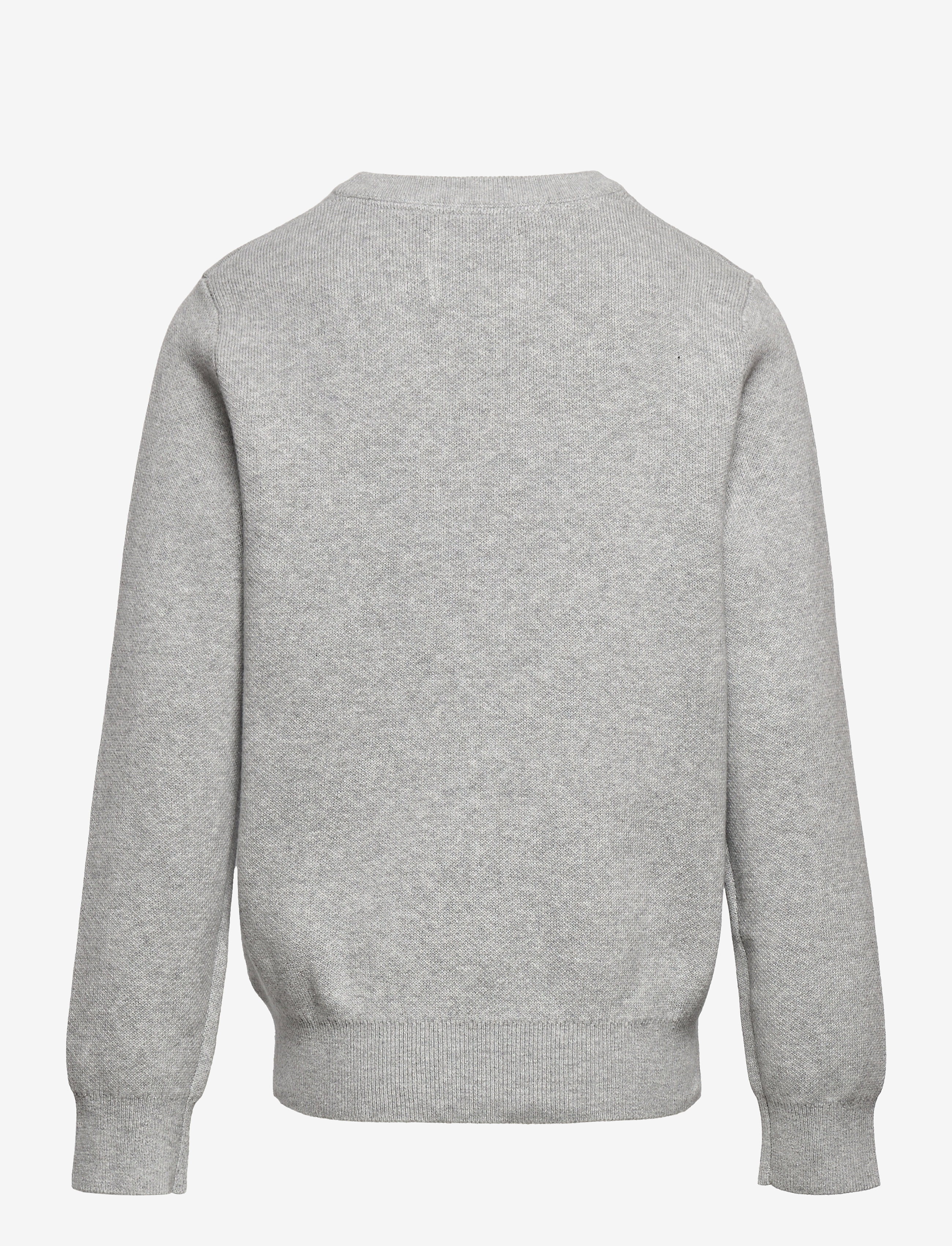 Calvin Klein - QUILTED LOGO SWEATER - light grey heather - 1