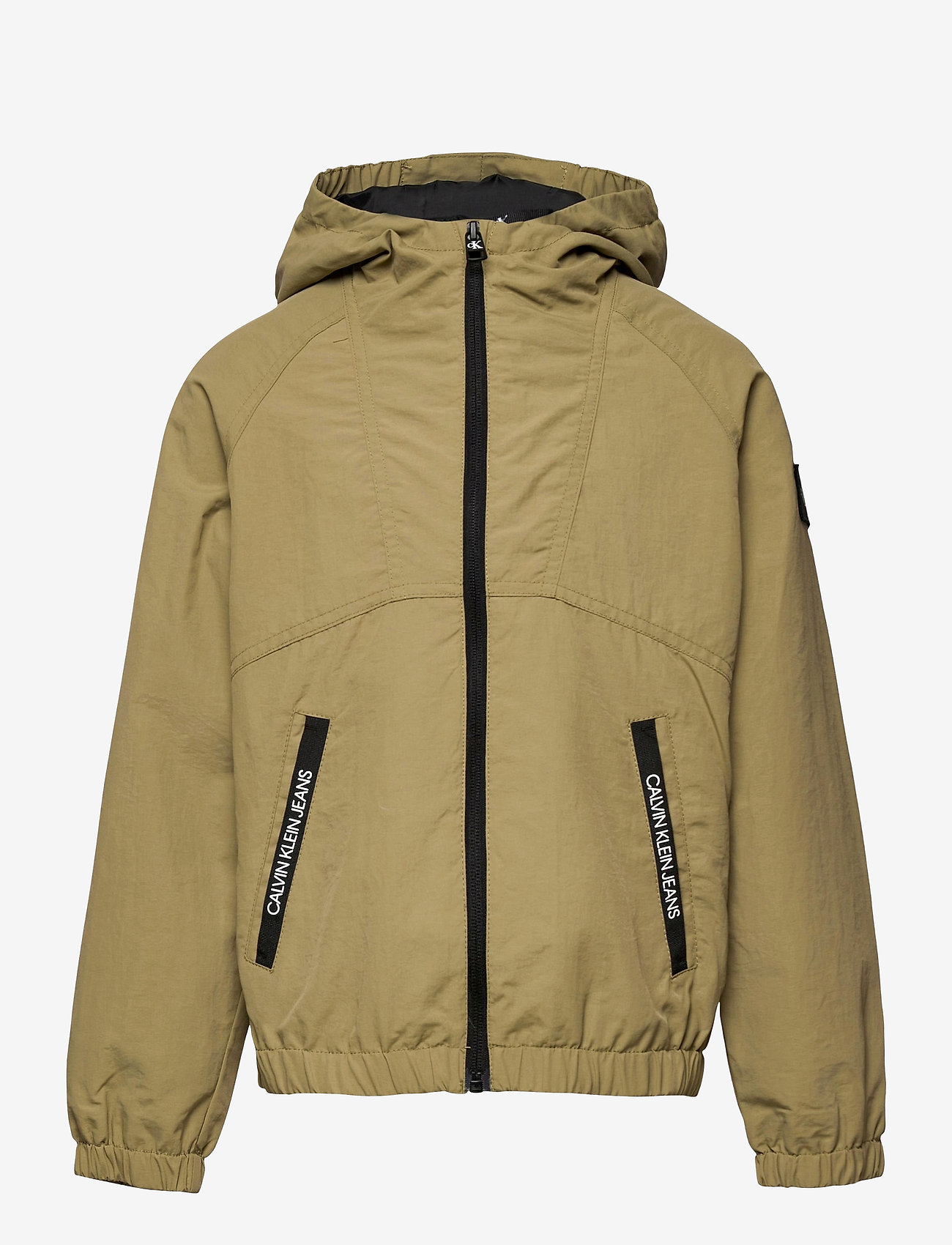MONOGRAM BADGE JACKET - OLIVE KHAKI