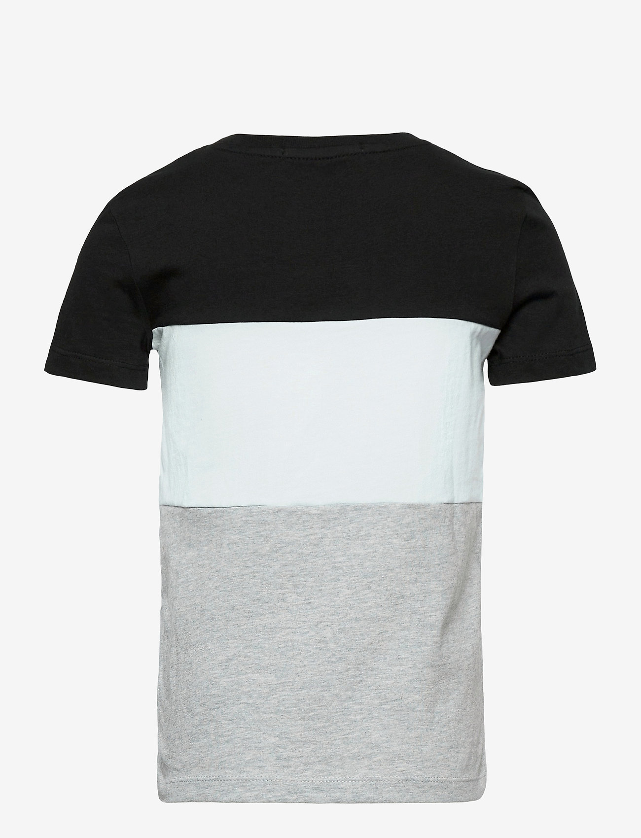 Calvin Klein - COLOUR BLOCK LOGO FITTED T-SHIRT - ck black - 1