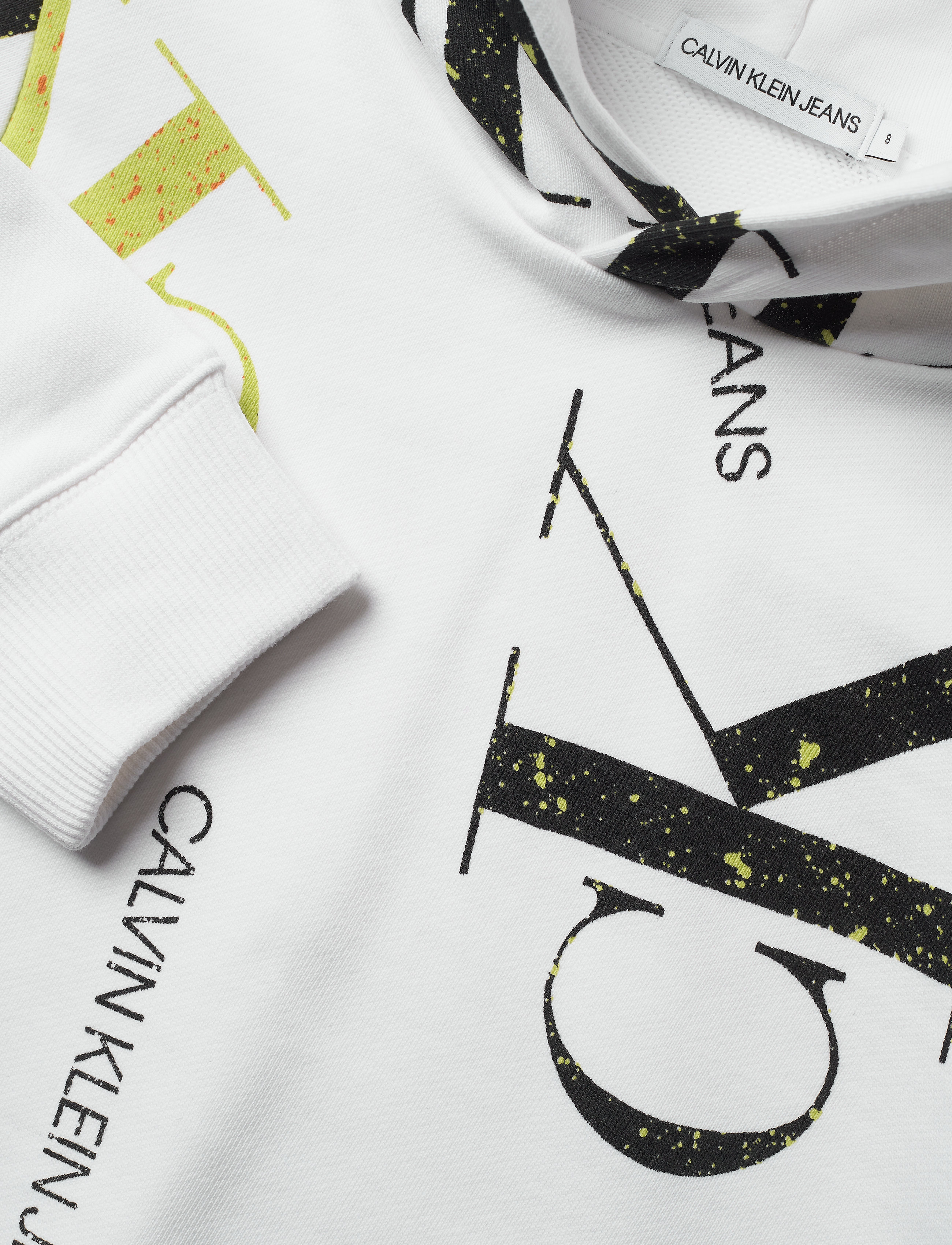 Calvin Klein - PAINT AOP HOODIE - monogram paint splatter aop - 2
