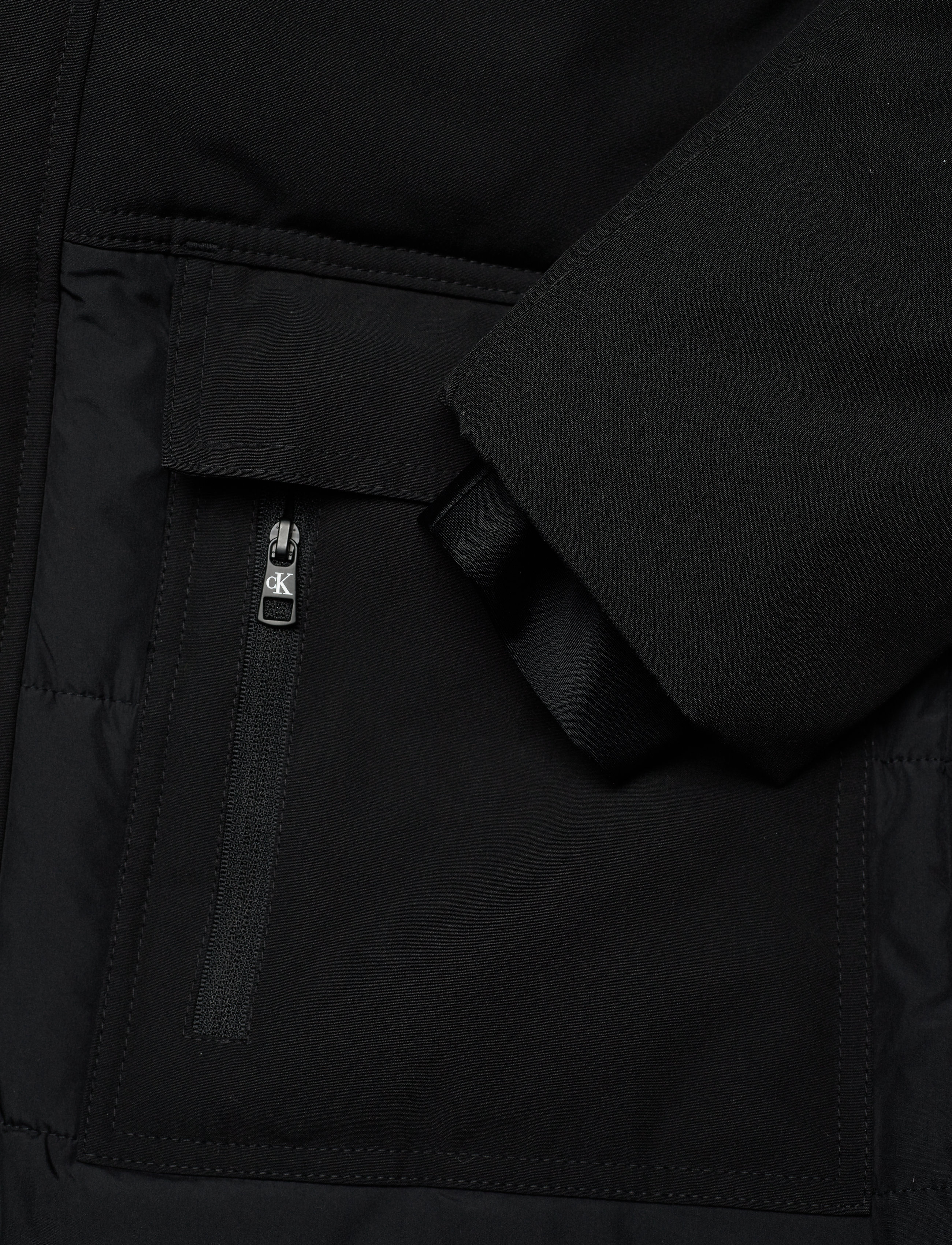 Calvin Klein - LOGO PARKA JACKET - ck black - 4