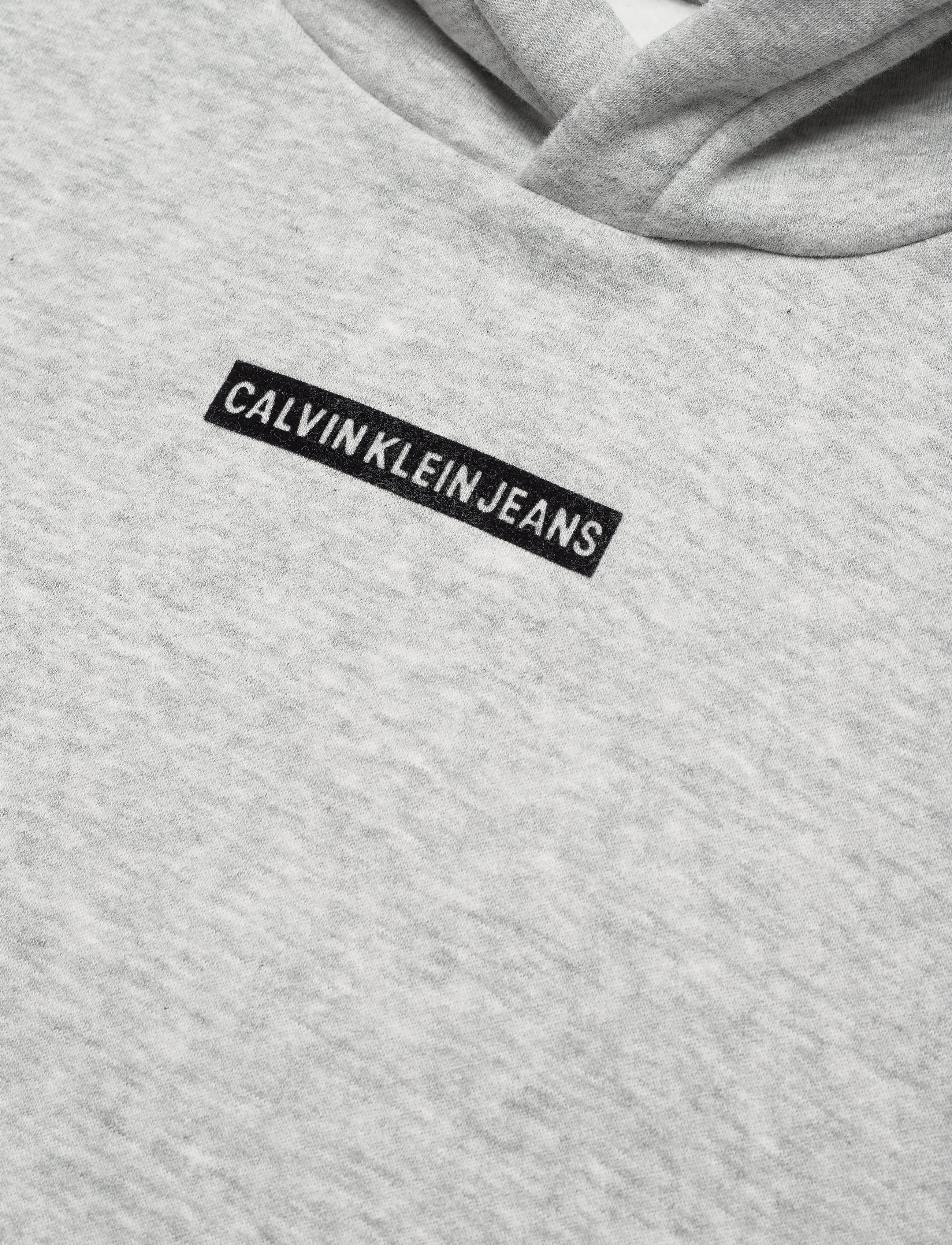 Calvin Klein - MICRO FLOCK LOGO RELAXED HOODIE - light grey heather - 2