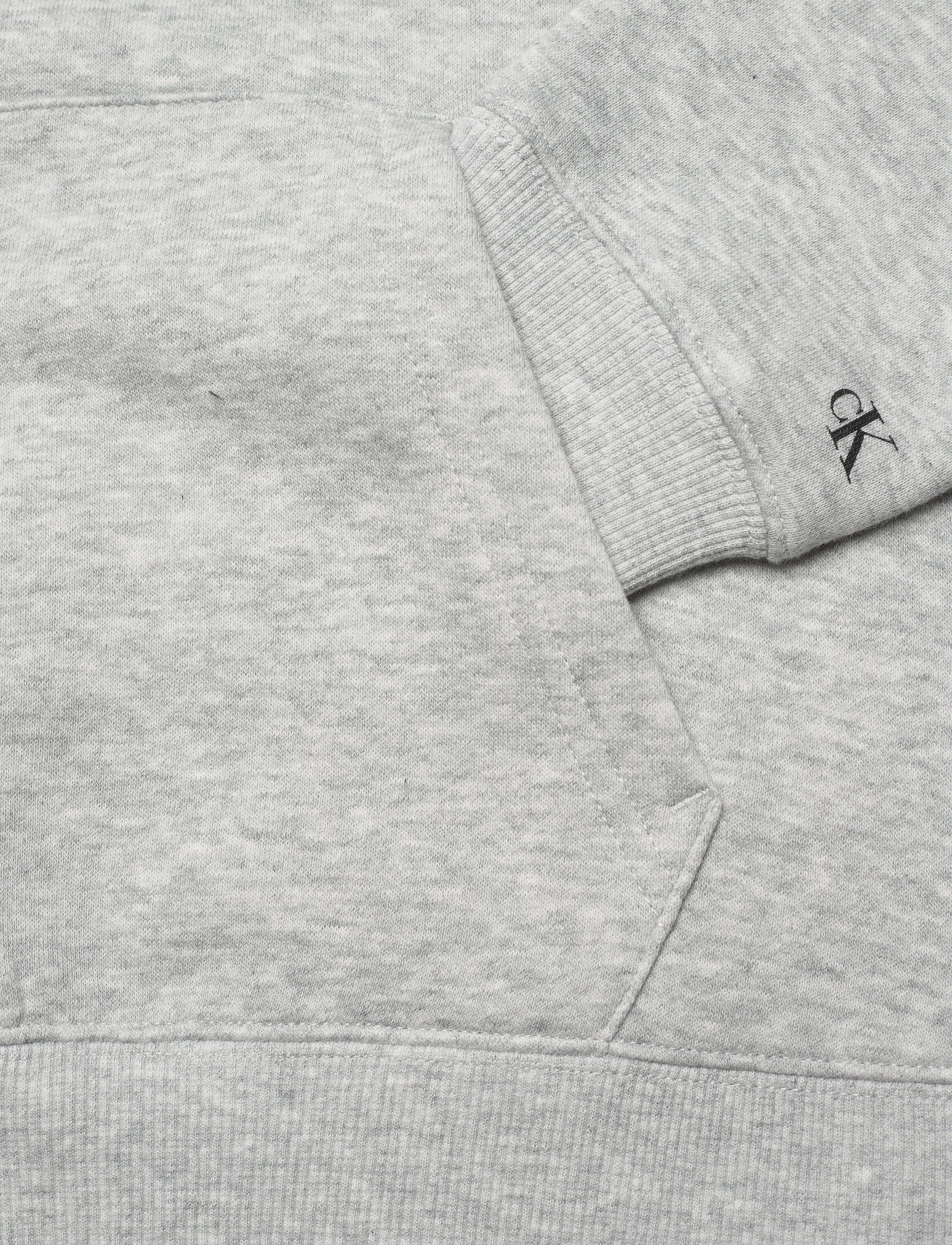 Calvin Klein - MICRO FLOCK LOGO RELAXED HOODIE - light grey heather - 3