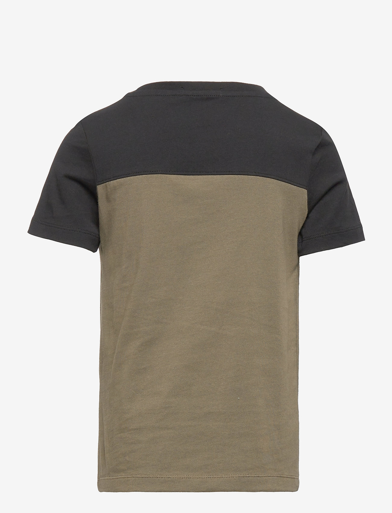 Calvin Klein - CLR BLOCK FITTED T-SHIRT - grape leaf - 1