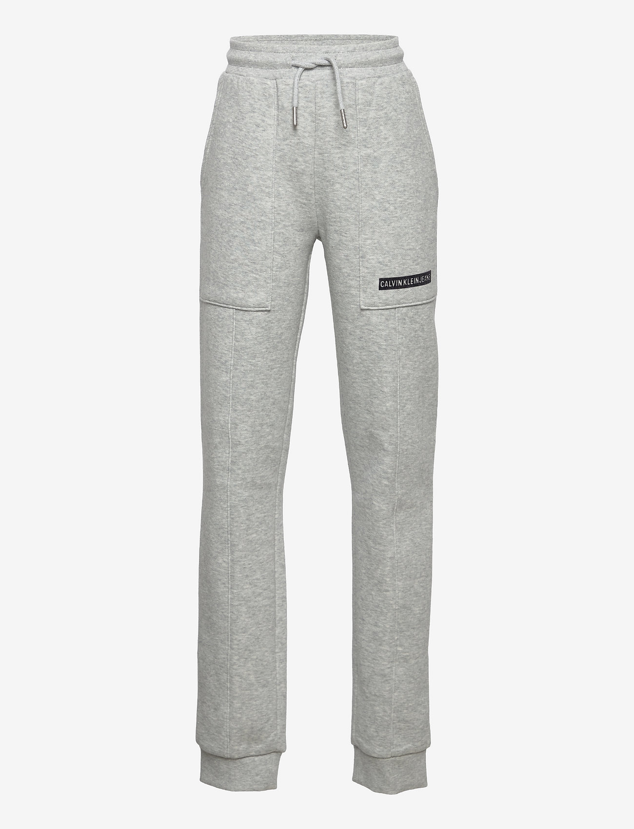 Calvin Klein - MICRO LOGO SWEATPANTS - light grey heather - 0