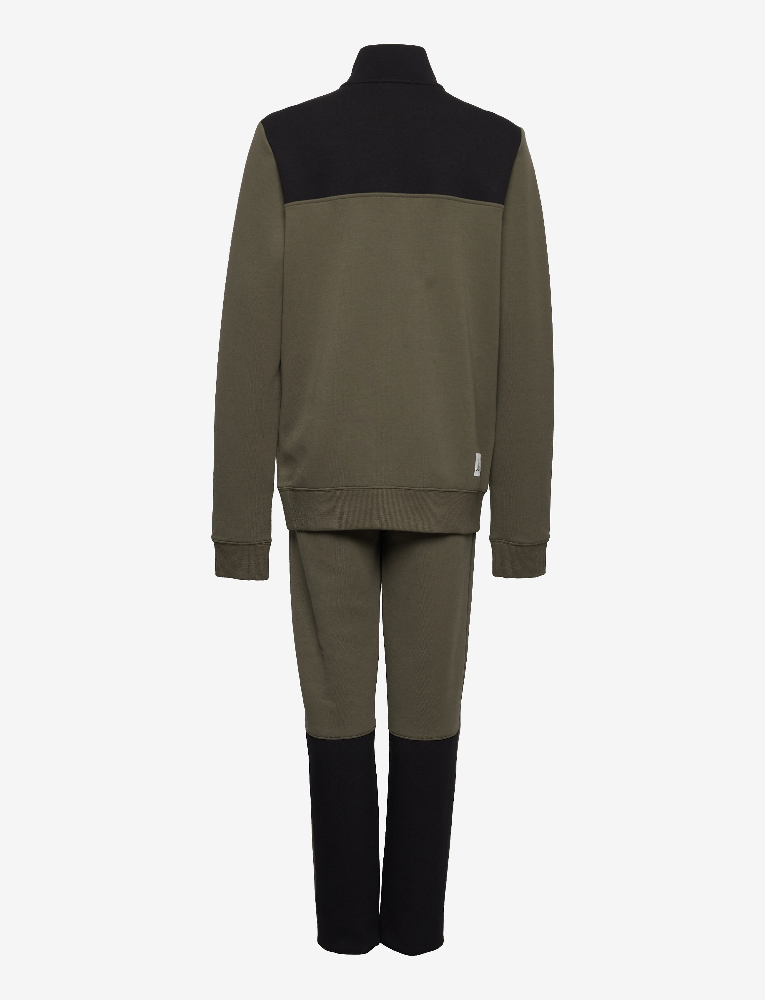 Calvin Klein - CLR BLOCK ZIP-UP SWEATPANTS SET - grape leaf - 1
