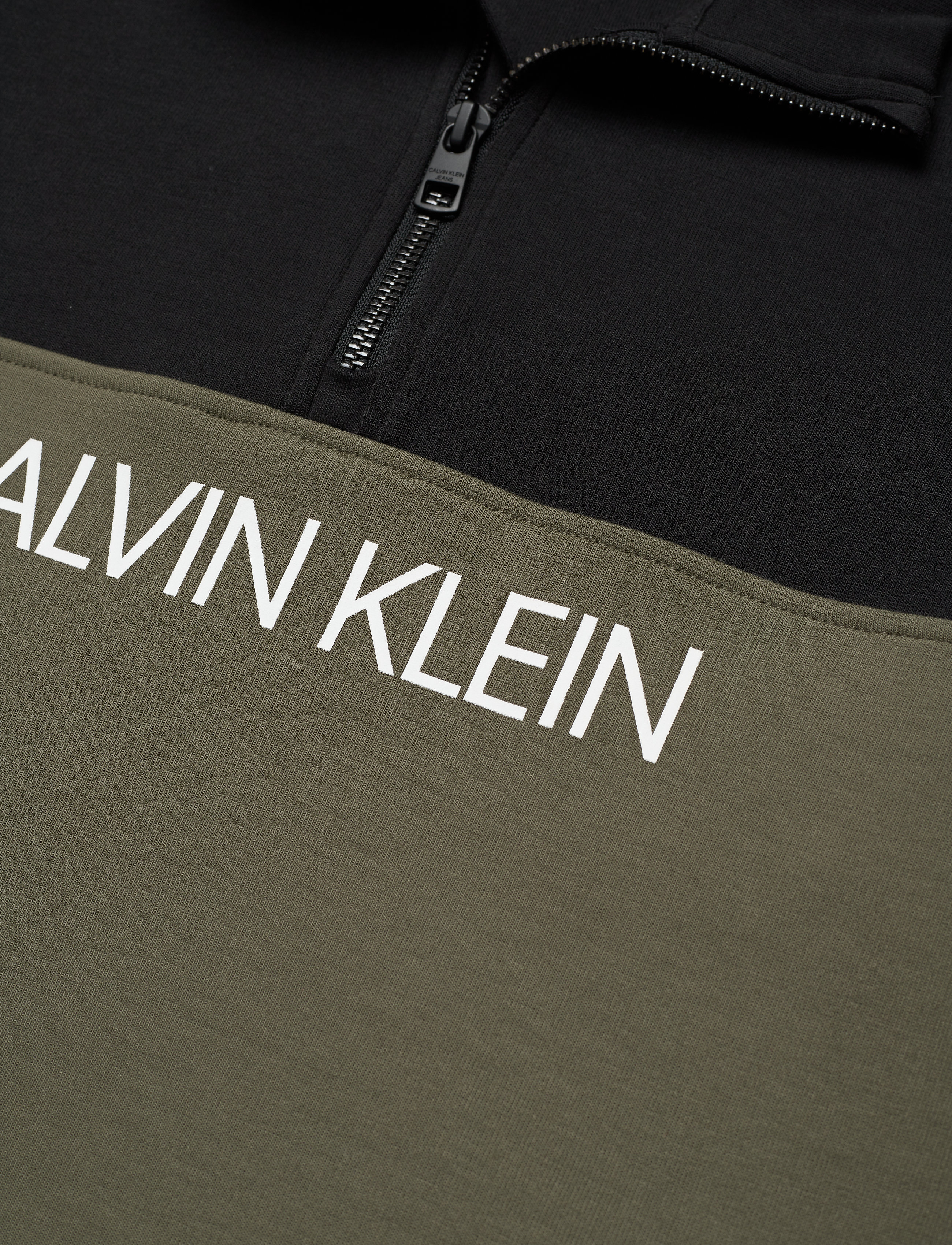 Calvin Klein - CLR BLOCK ZIP-UP SWEATPANTS SET - grape leaf - 4