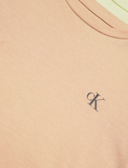 Calvin Klein - 2-PACK MONOGRAM TOP - short-sleeved t-shirts - exotic mint / warm sand - 1