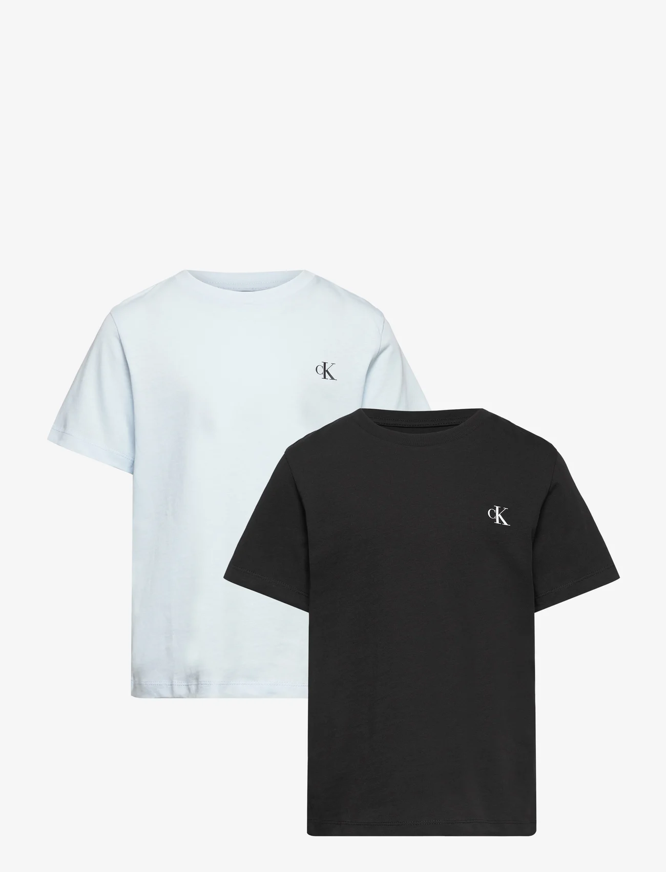 Calvin Klein - 2-PACK MONOGRAM TOP - marškinėliai trumpomis rankovėmis - keepsake blue / ck black - 0