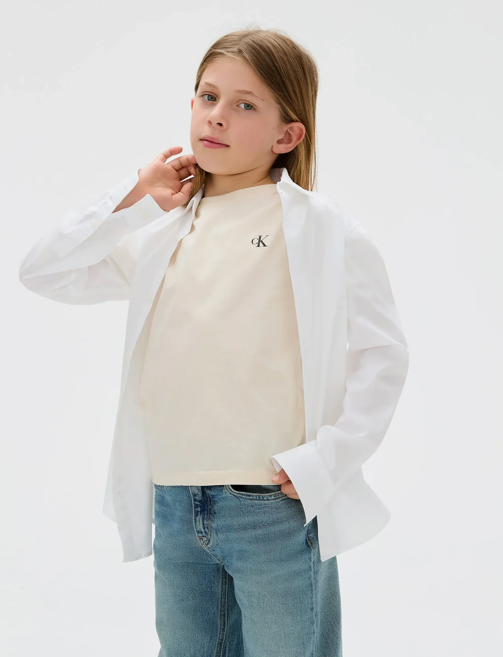 Calvin Klein - 2-PACK MONOGRAM TOP - lühikeste varrukatega t-särgid - safari / whitecap grey - 5