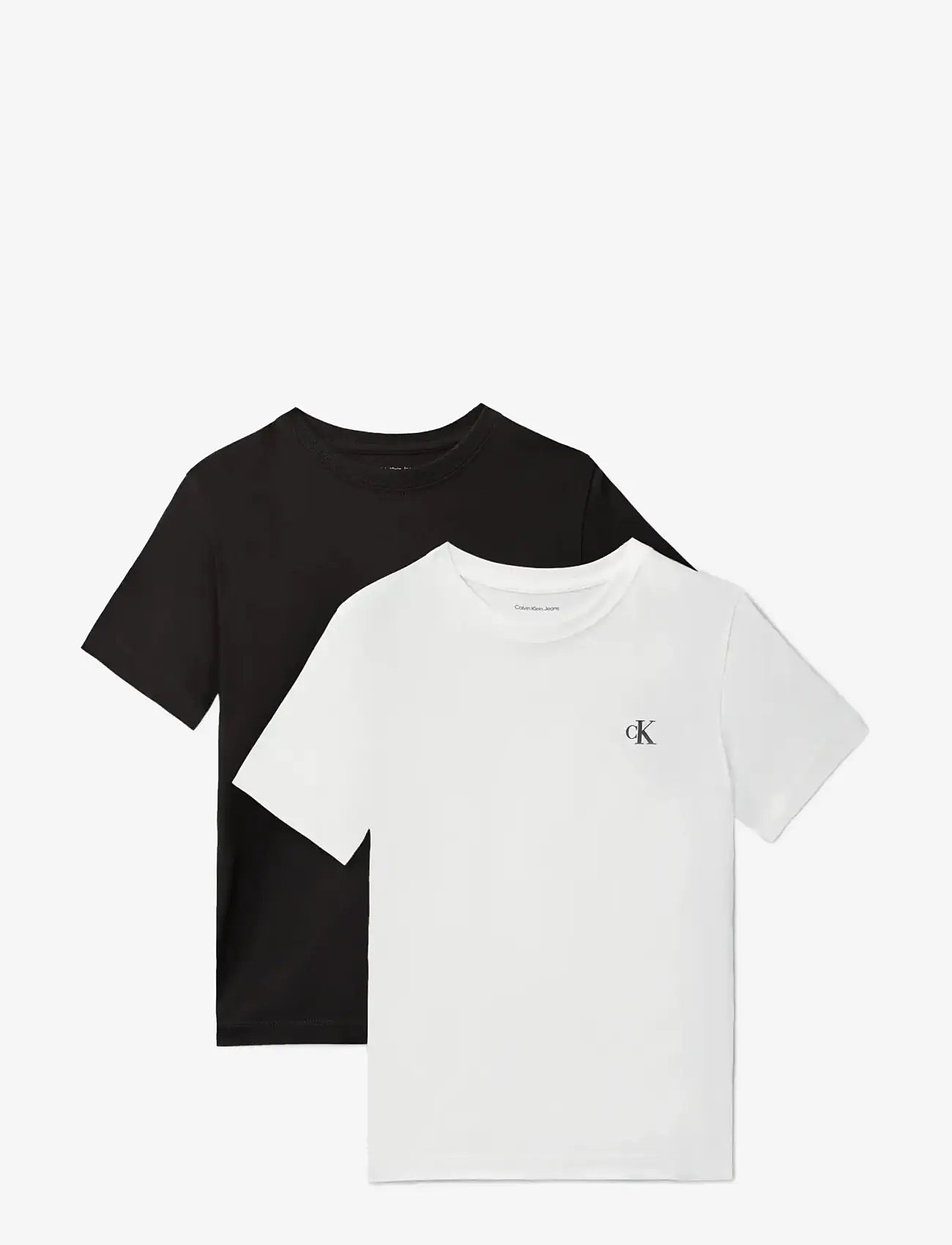 Calvin Klein - 2-PACK MONOGRAM TOP - short-sleeved t-shirts - white / black - 1