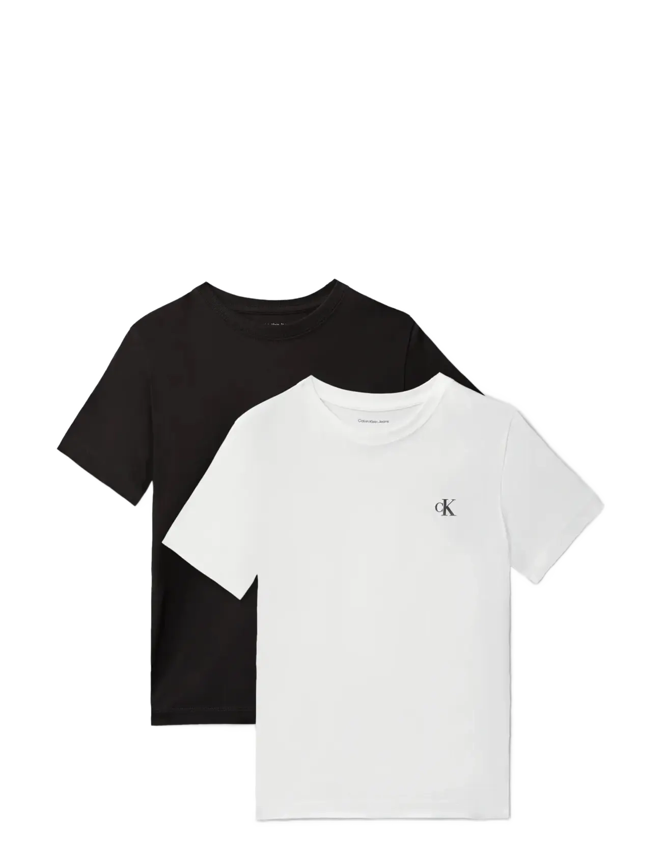 Calvin Klein 2-PACK MONOGRAM TOP - Kids 98-134 - WHITE   BLACK / white