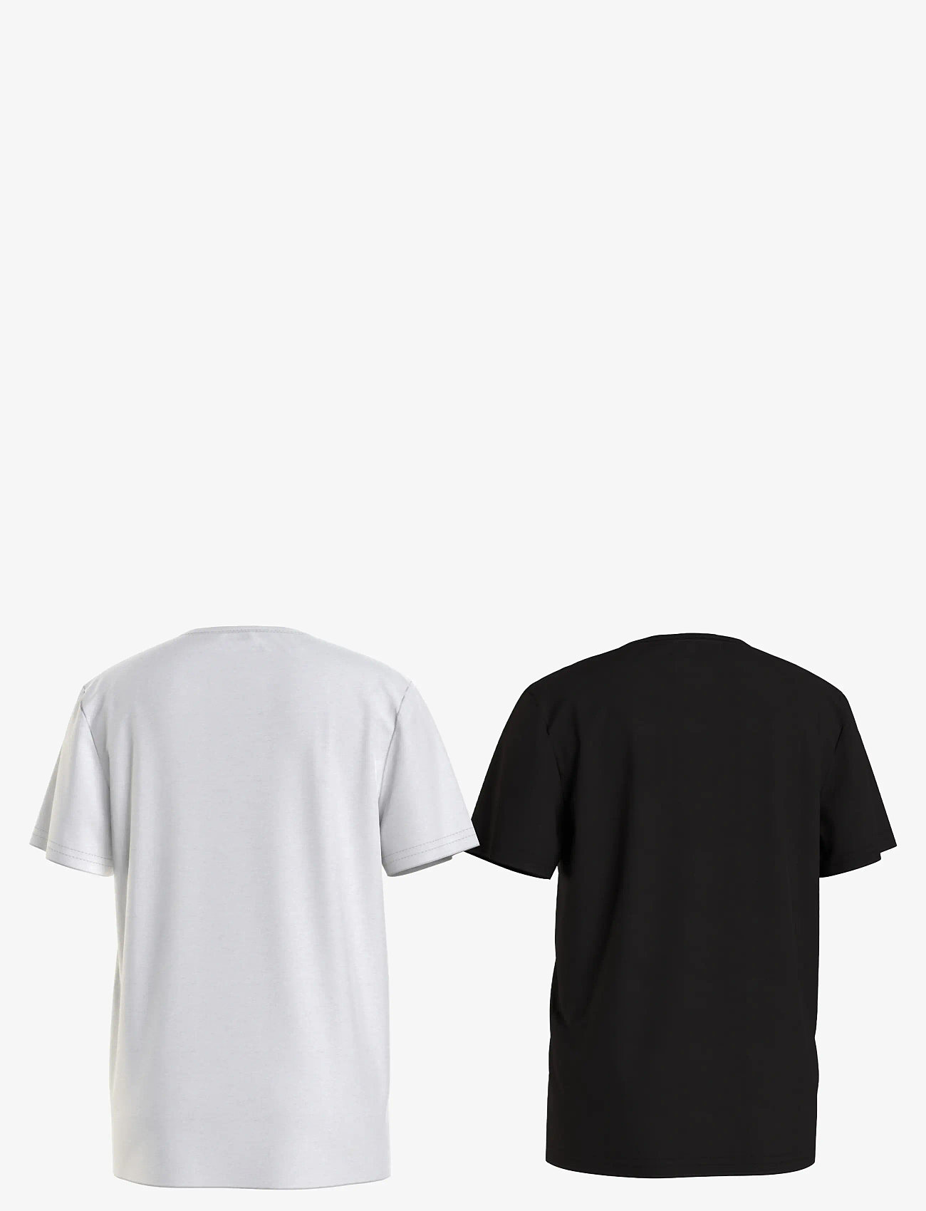 Calvin Klein - 2-PACK MONOGRAM TOP - short-sleeved t-shirts - white   black - 2