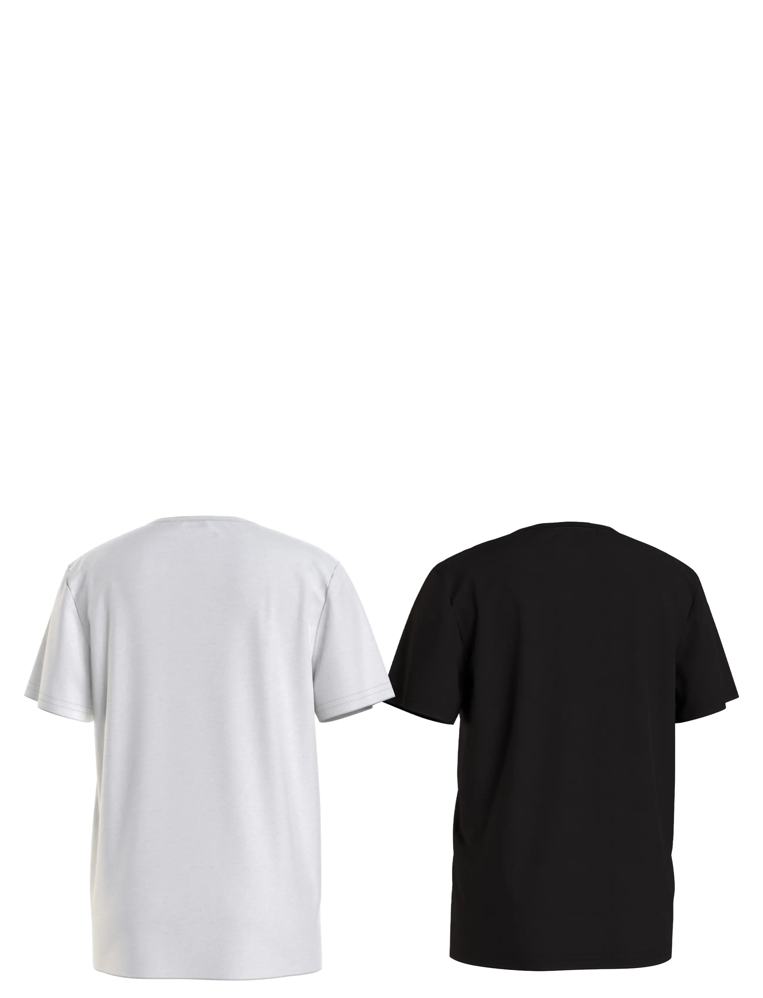 Calvin Klein - 2-PACK MONOGRAM TOP - white   black - 2