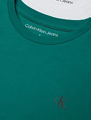 Calvin Klein - 2-PACK MONOGRAM TOP - krótki rękaw - white / fanfare - 1