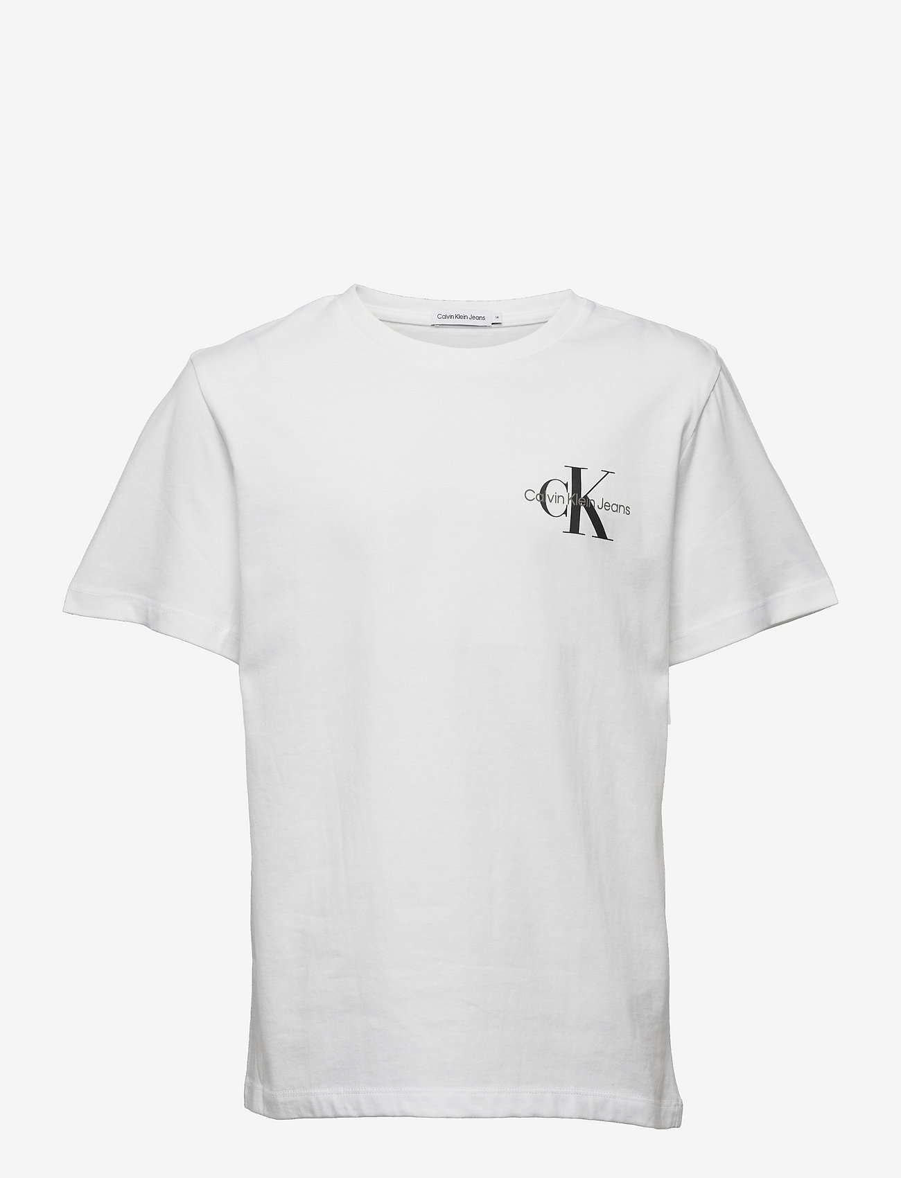 Calvin Klein - CHEST MONOGRAM TOP - short-sleeved - bright white - 0