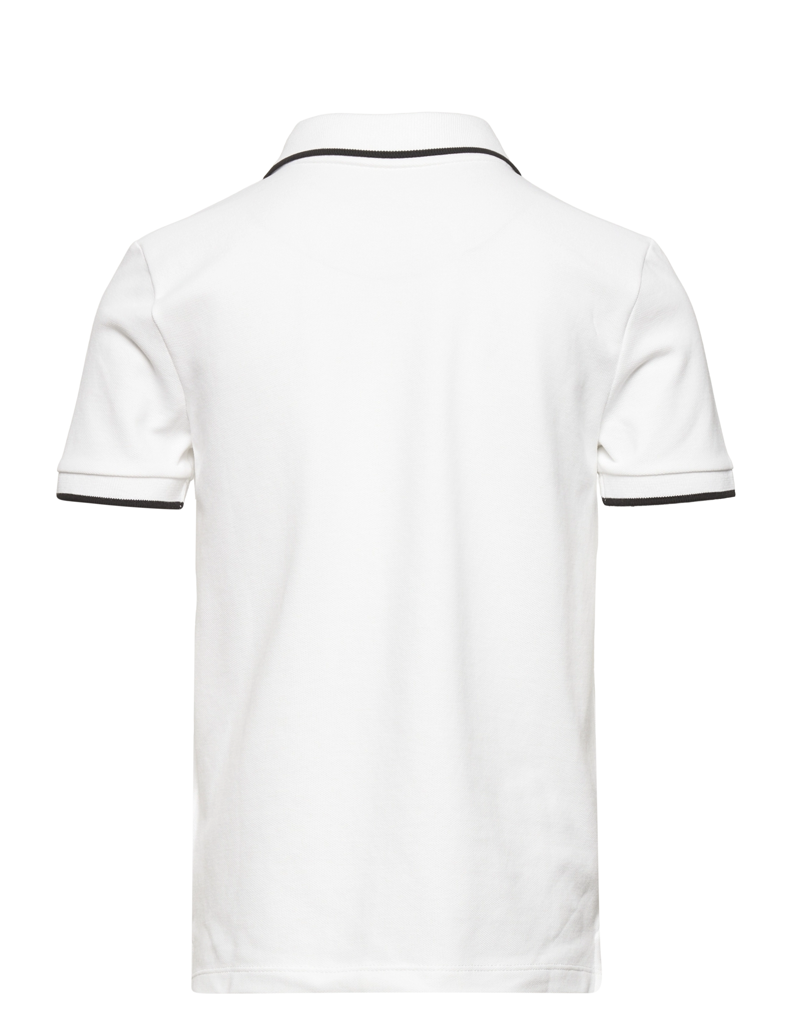 Calvin Klein - MONOGRAM TIPPING FITTED POLO - bright white - 1