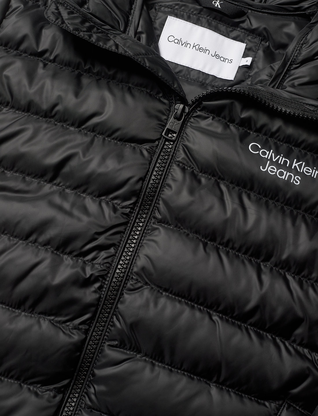 Calvin klein black and white jacket online